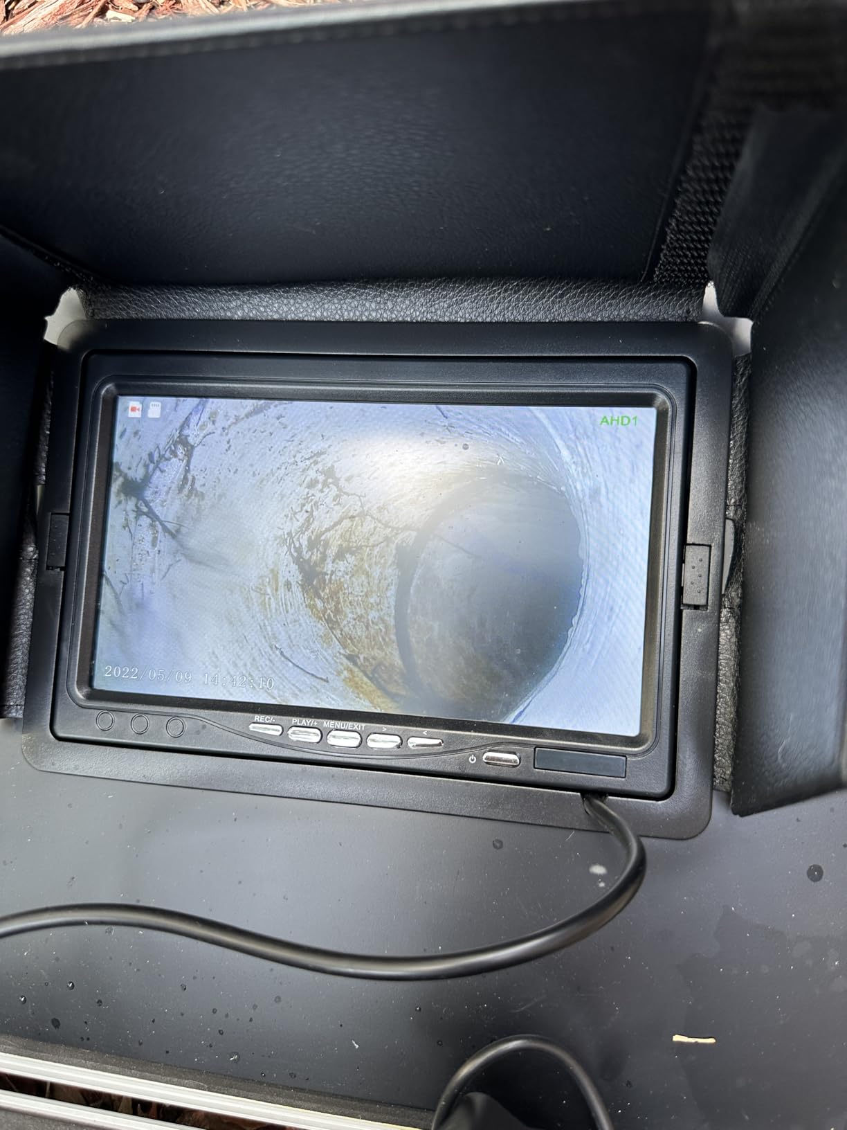 VEVOR 66FT x 5/8 Inch Drain Cleaner Machine, 250W Electric Sewer Snake Auger Manual Feed - with 7 Cutters, 2 Steel Cables (66' x 5/8