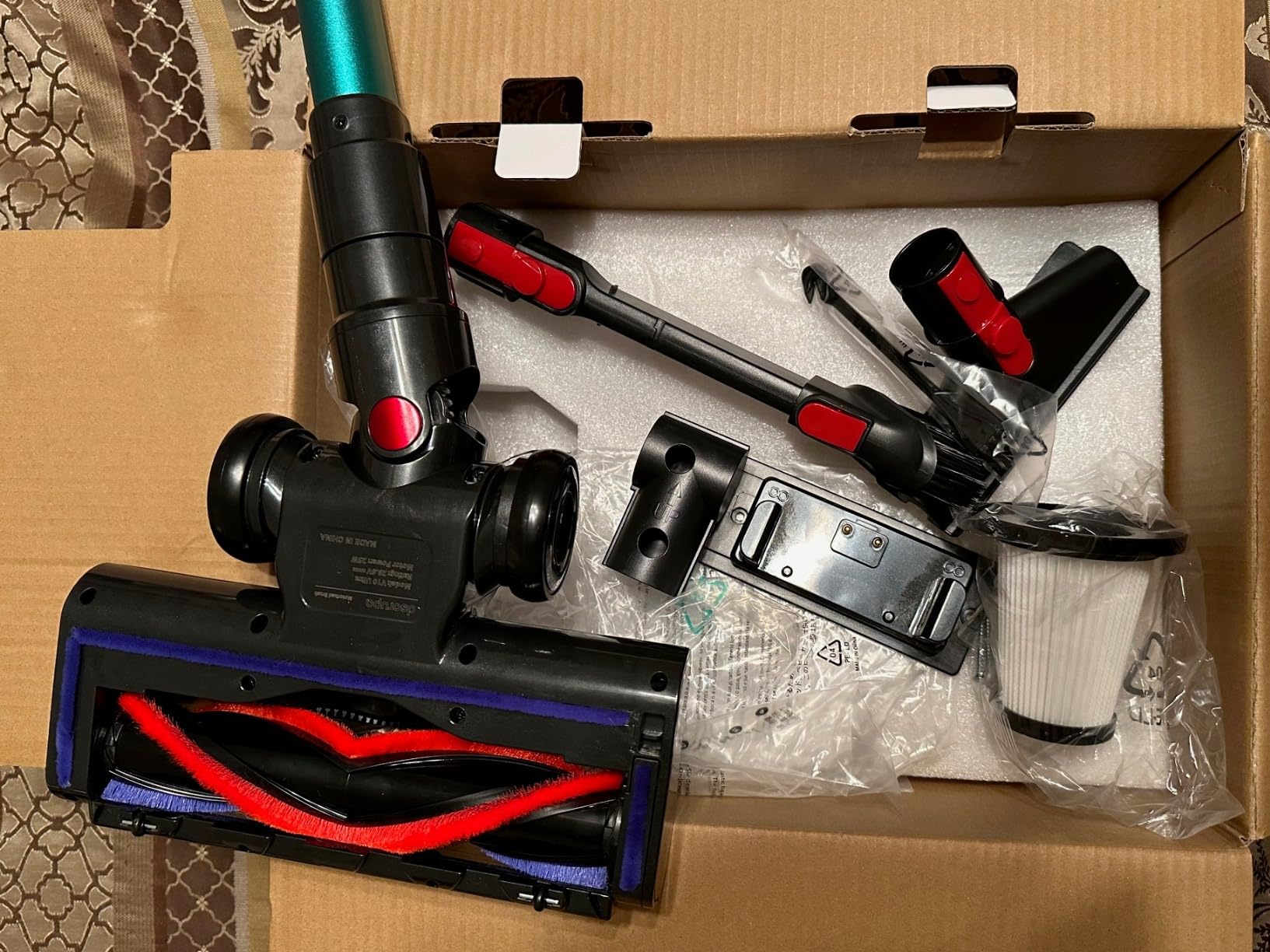 Cordless Vacuum Cleaner, 600W 50KPA 70Mins Vacuum Cleaners for Home, Stick Vacuum with Charging Dock Station, Anti-tangle Wireless Vacumm, Rechargeable Cordless Vacuum for Pet Hair/Carpet/Hard Floor Customer Review Cordless Vacuum Cleaner, 600W 50KPA 70Mins Vacuum Cleaners for Home, Stick Vacuum with Charging Dock Station, Anti-tangle Wireless Vacumm, Rechargeable Cordless Vacuum for Pet Hair/Carpet/Hard Floor - Customer Photo 1