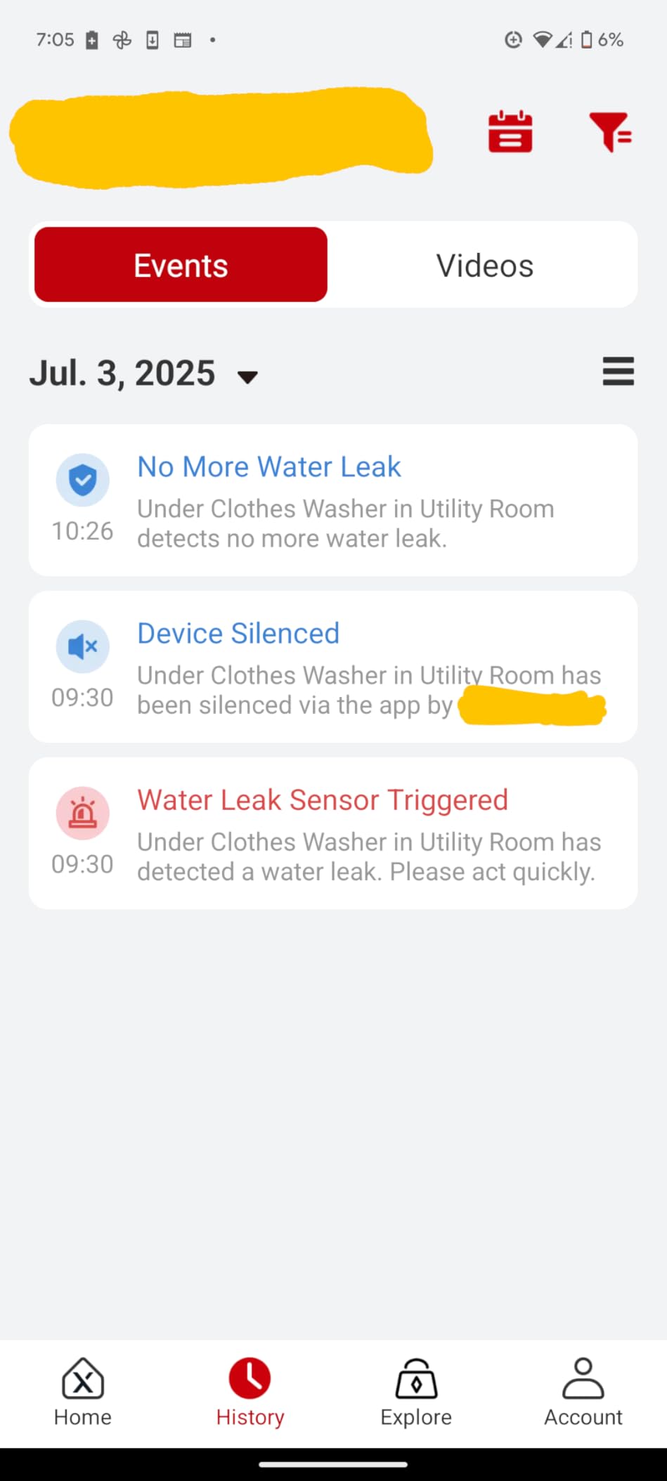 X-Sense Wi-Fi Water Leak Detector Kit, Smart Water Sensor Alarm with App Alerts and Ultra-Slim Design, Water Alarm Leak Detector for Basements, 4 Water Sensors and 1 Base Station, Model SWS0A41 - Customer Photo 3