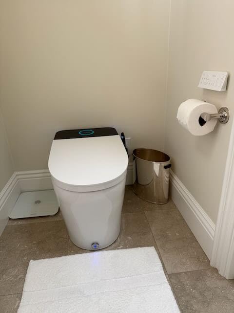 HOROW Artistic Smart Toilet with Powerful Flush, Auto Open/Close Lid, Bidet with Instant Warm Water, Elongated Heated Seat, Dryer, Night Light, Deodorization - Customer Photo 1