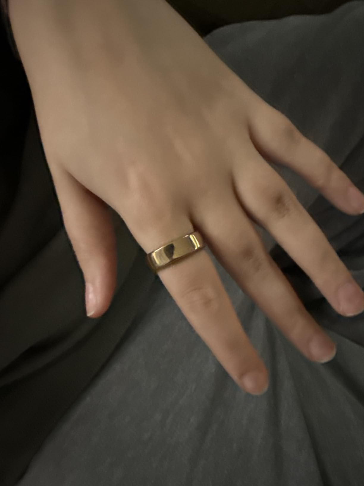 RingConn Gen 2, World's First Smart Ring with Sleep Apnea Monitoring, No APP Subscription, 12-Day Battery Life, Stress/Heart Rate/Women's Health Tracker, Android & iOS Compatible (Black, Size 10) - Customer Photo 2