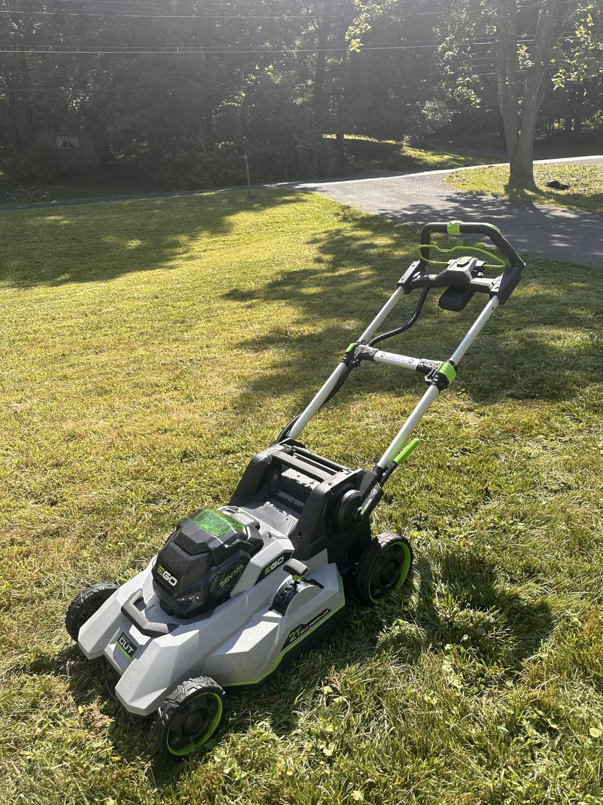 EGO POWER+ Electric Lawn Mower, Self-Propelled Cordless with Touch Drive, Includes 56V 6.0Ah Battery, 4.0Ah Battery and Rapid Charger - LM2123SP-2 - Customer Photo 1
