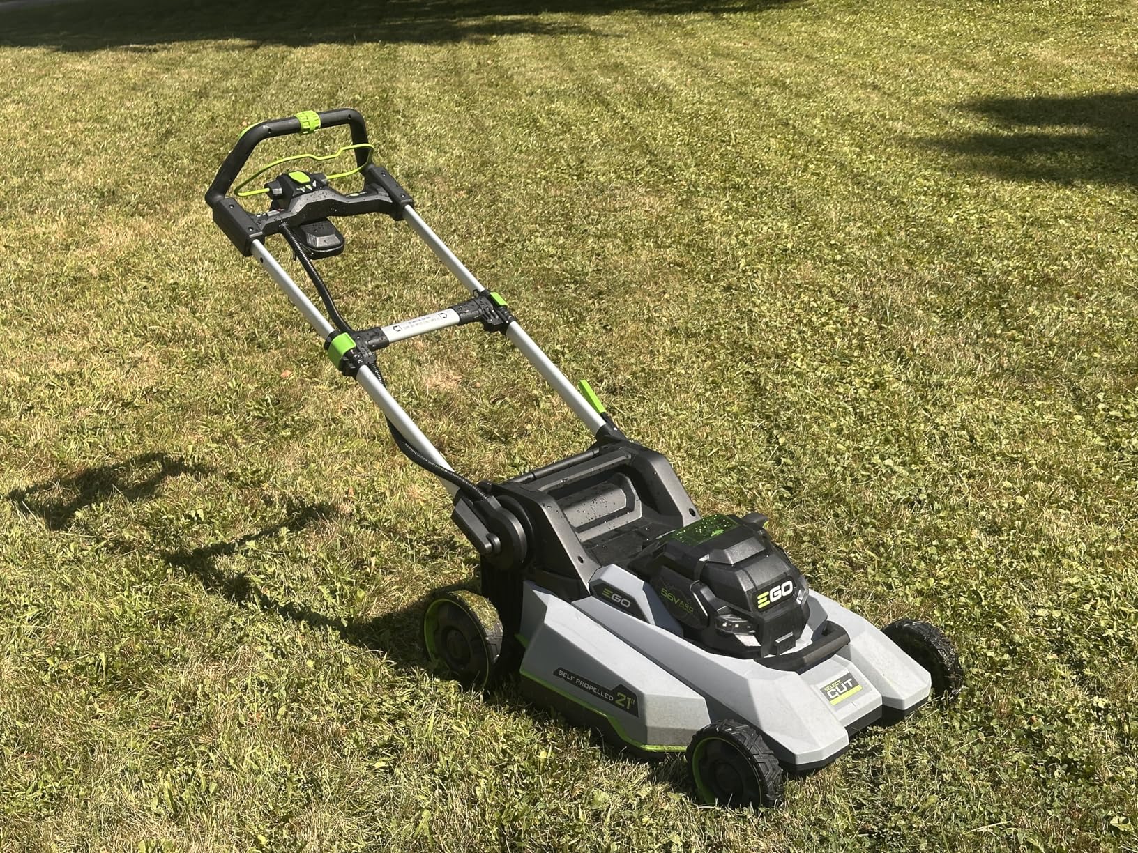 EGO POWER+ Electric Lawn Mower, Self-Propelled Cordless with Touch Drive, Includes 56V 6.0Ah Battery, 4.0Ah Battery and Rapid Charger - LM2123SP-2 - Customer Photo 2