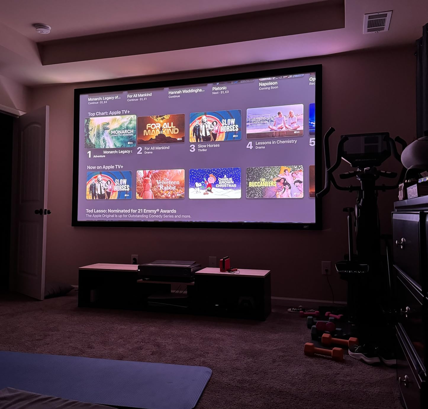 Hisense PX3-PRO Ultra Short Throw Triple Laser Projector, 4K UHD, 80