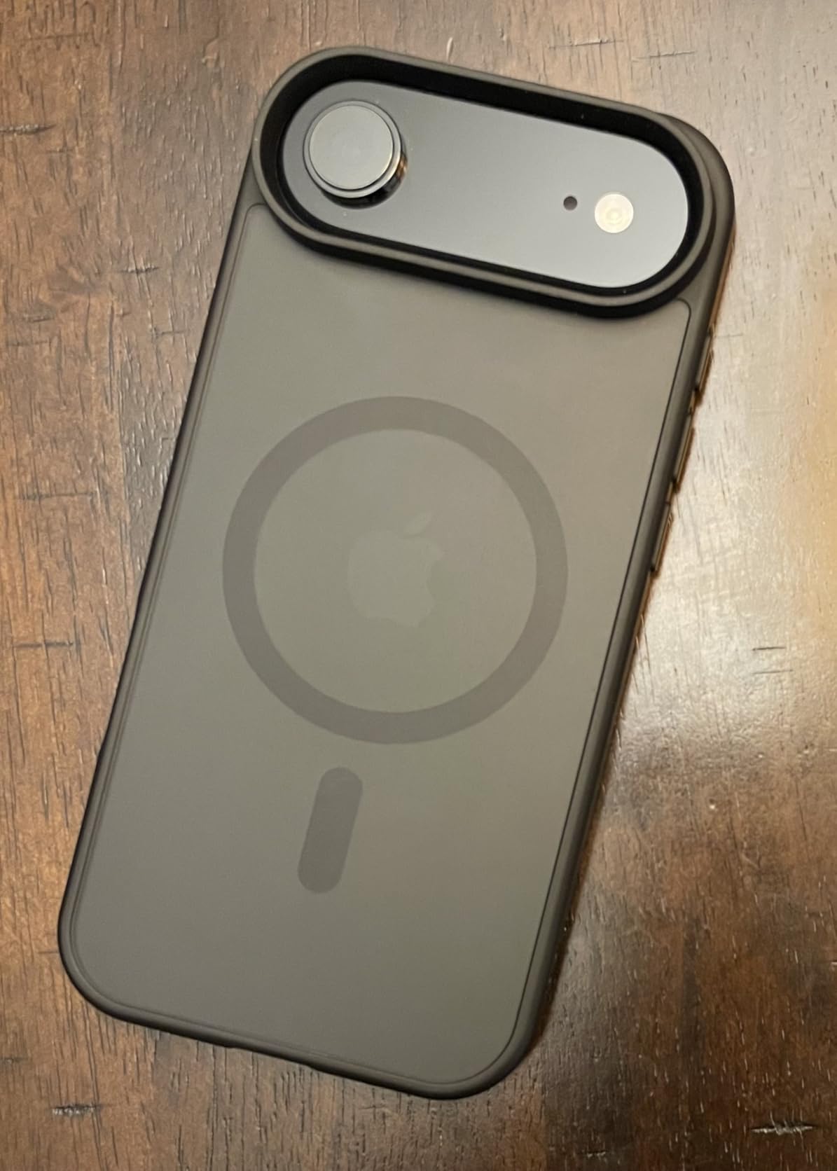 SUPFINE Magnetic for iPhone 15 Case (Compatible with MagSafe) (Military Grade Drop Protection) Translucent Matte Shockproof Phone Cover, Black - Customer Photo 3