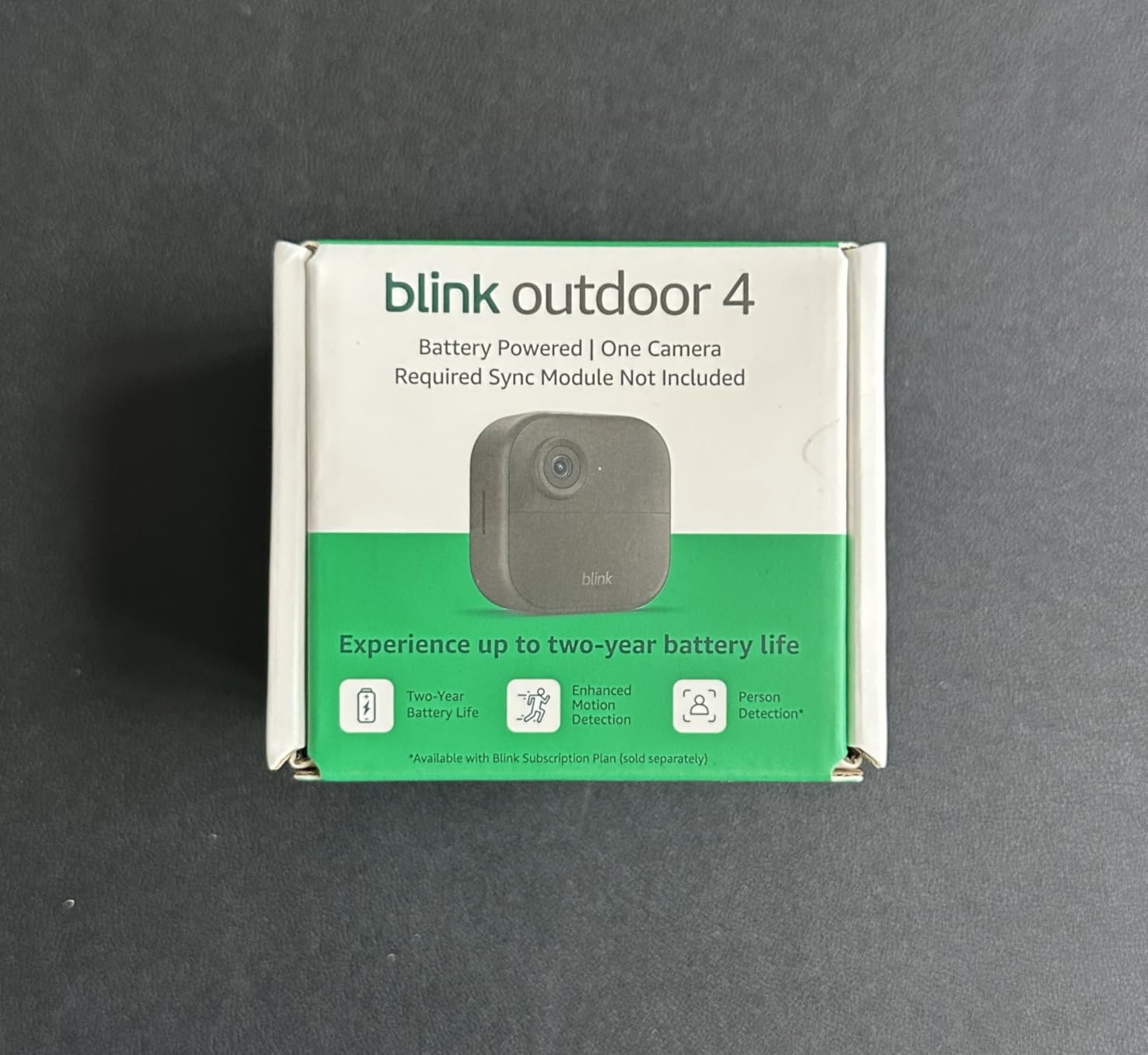 Blink Outdoor 4 – Wireless smart security camera, two-year battery life, 1080p HD day and infrared night live view, two-way talk. Sync Module Core included – 1 camera system - Customer Photo 2