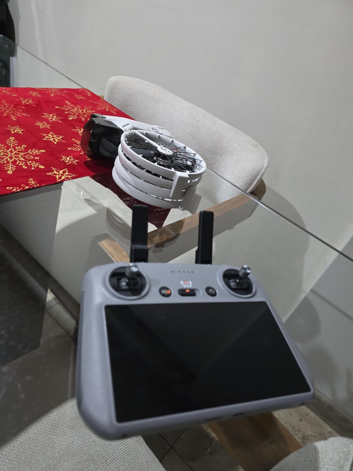 DJI Flip (RC-N3), Drone With 4K UHD Camera for Adults, Under 249 g, 3-Axis Gimbal Stabilization, 44000ft/13km Video Transmission, Palm Takeoff, Auto Return, 31-Min Flight Time, Intelligent Flight - Customer Photo 5