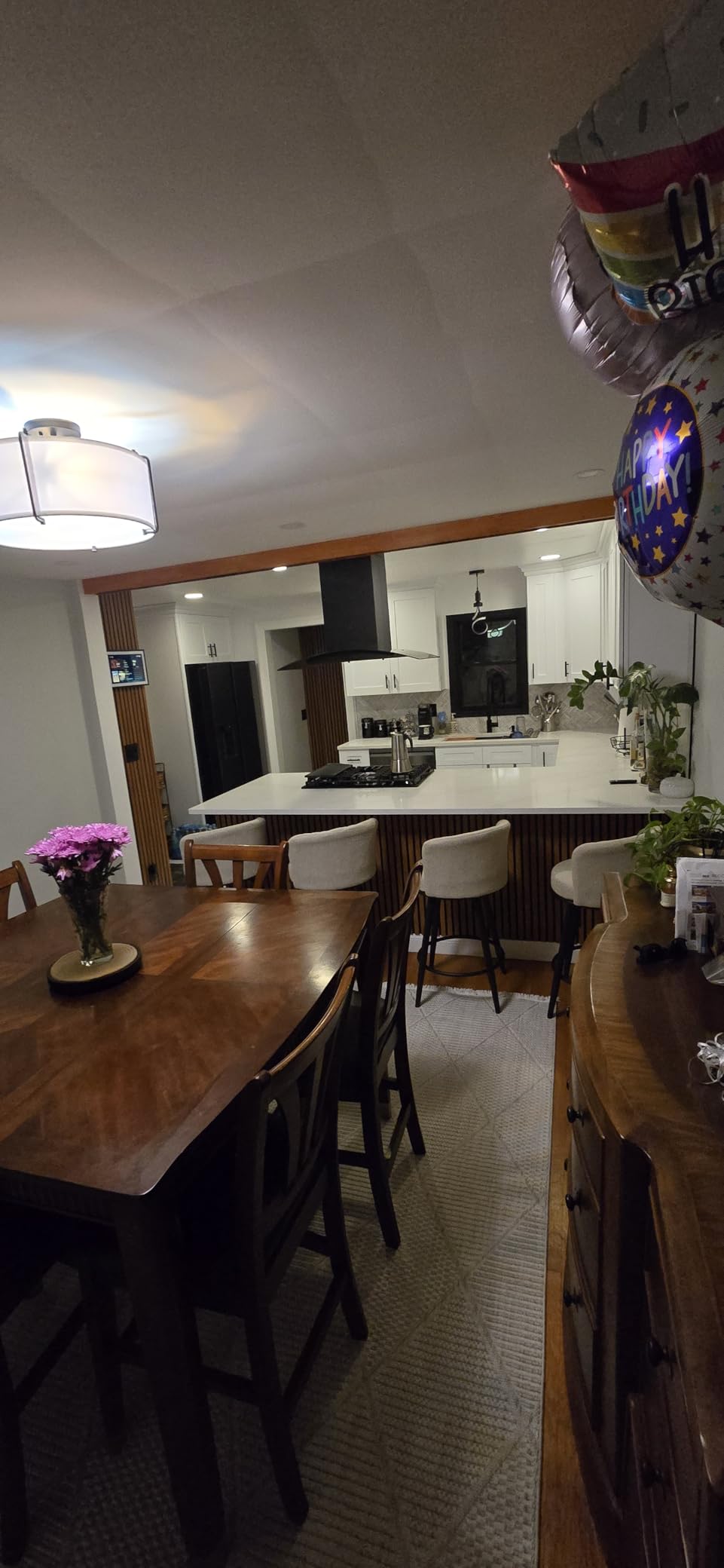 FIREGAS Black Island Range Hood 30 Inch, 700 CFM Island Kitchen Hood with Touch & Gesture Control, 3 Speed Fan, LED Lights, Ducted/Ductless Convertible Stove Vent Hood - Customer Photo 2