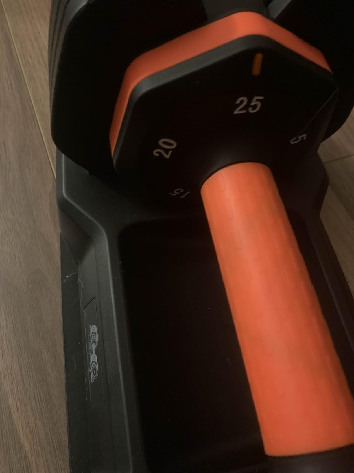 2025 Updated Adjustable Dumbbell Set of 2, 110lbs/50lbs Weights Dumbbell Set with Storage Box, 25lbs/55lbs Adjustable Weights with Anti-slip Silicone Grip, Weight Set For Home Gym Suit both Men and Women - Customer Photo 2