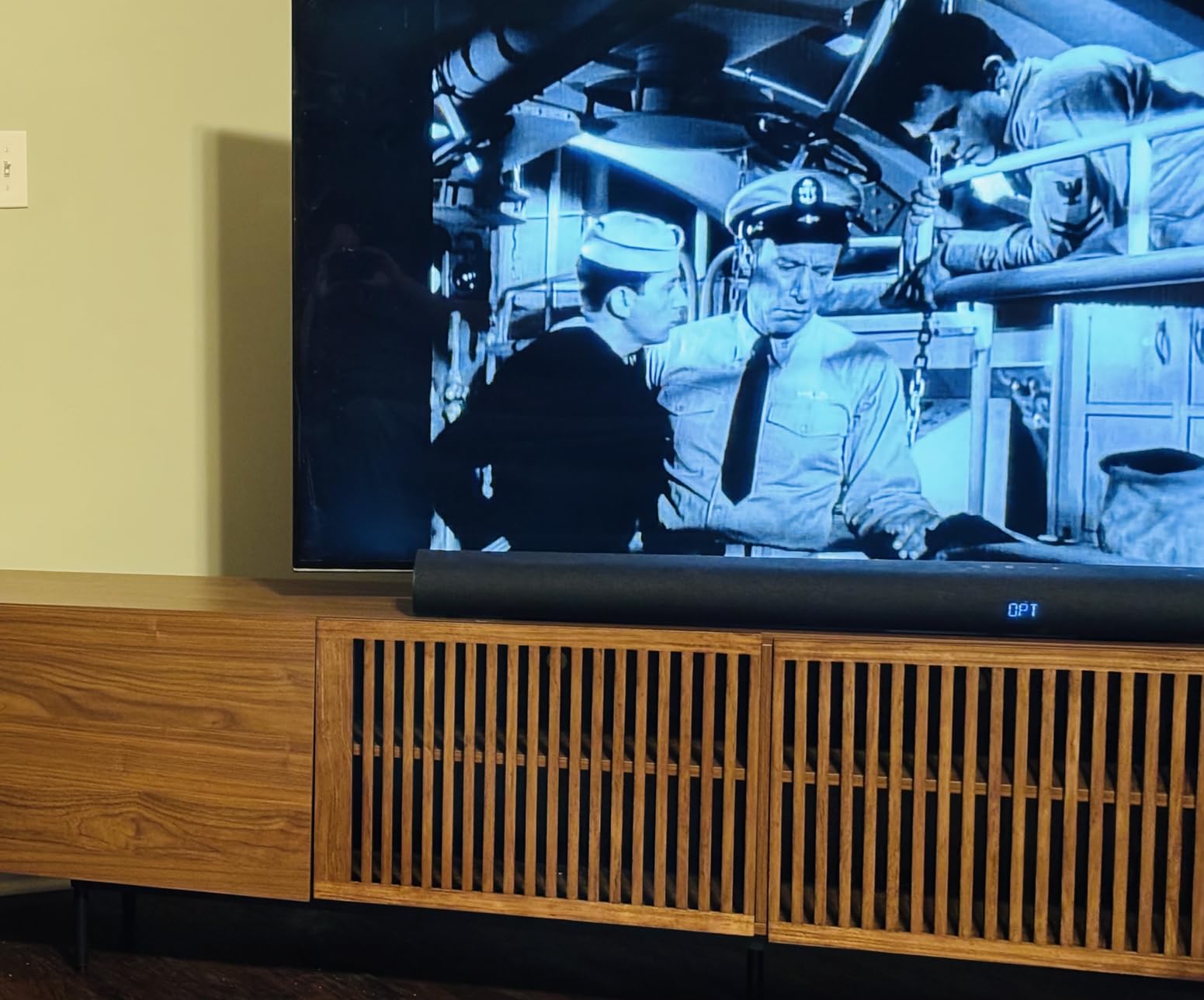 Mid Century Modern TV Stand for 80+ Inch TVs, 94.48