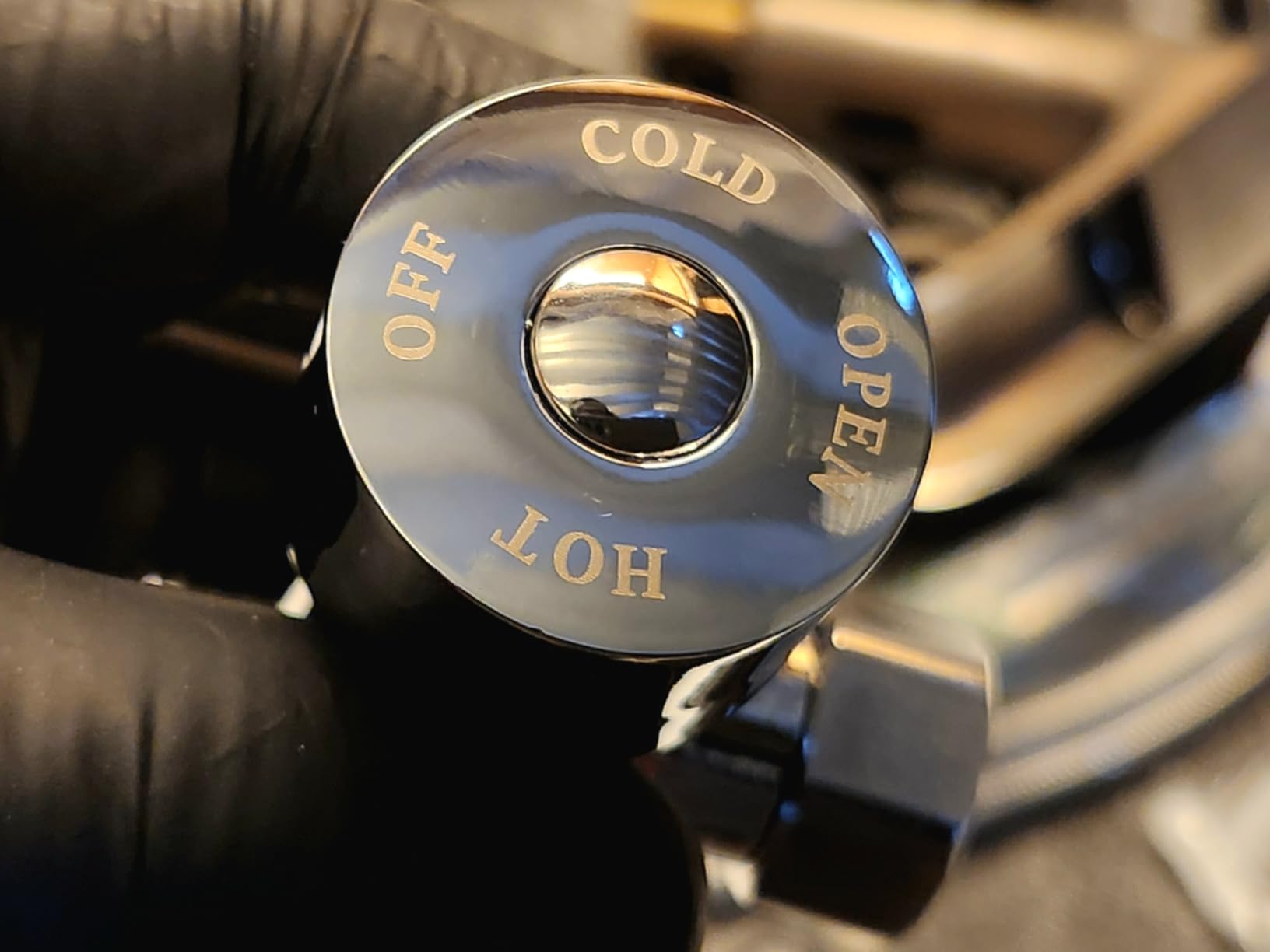 PRIMSOPH Automatic Motion Sensor Hands Free Electronic Infrared Smart Commercial Touchless Bathroom Sink Faucet with Cover Plate Temperature Mixer Battery or Plug-in Powered Chrome - Customer Photo 1