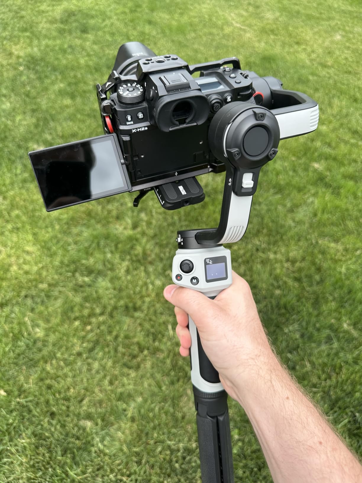 ZHIYUN CINEPEER Crane 4E 3-Axis Camera Gimbal Stabilizer for Canon/Sony/Panasonic/Nikon,Extendable Sling Grip Native Vertical Shooting Handheld Camera Gimbal - Customer Photo 2