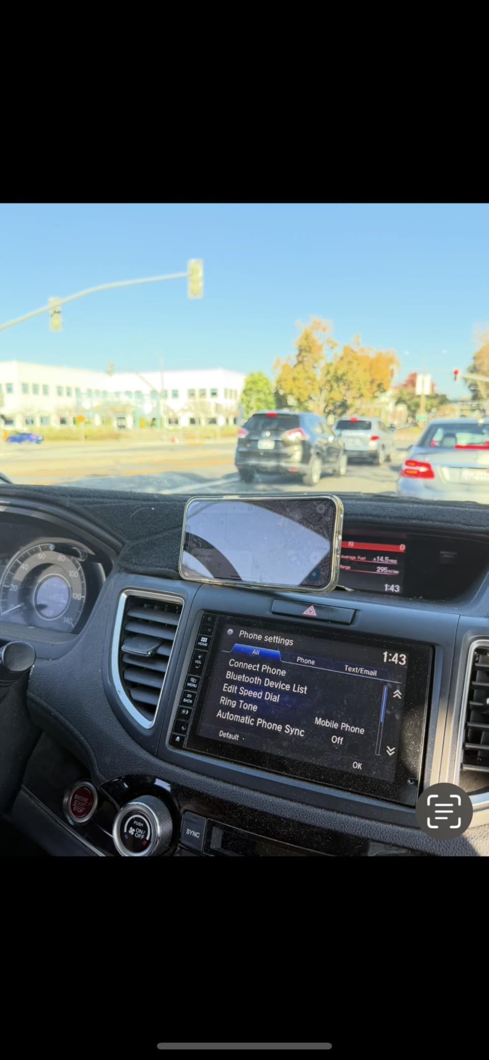 ANDERY Car Phone Holder for Magsafe [78+LBS Strongest Suction & 2400gf Magnetic] 360° Adjustable Car Phone Mount, Phone Holders for Your Car for iPhone 17 Pro Max 16 15 14 13 12 Air Plus, Carbon Fiber - Customer Photo 2