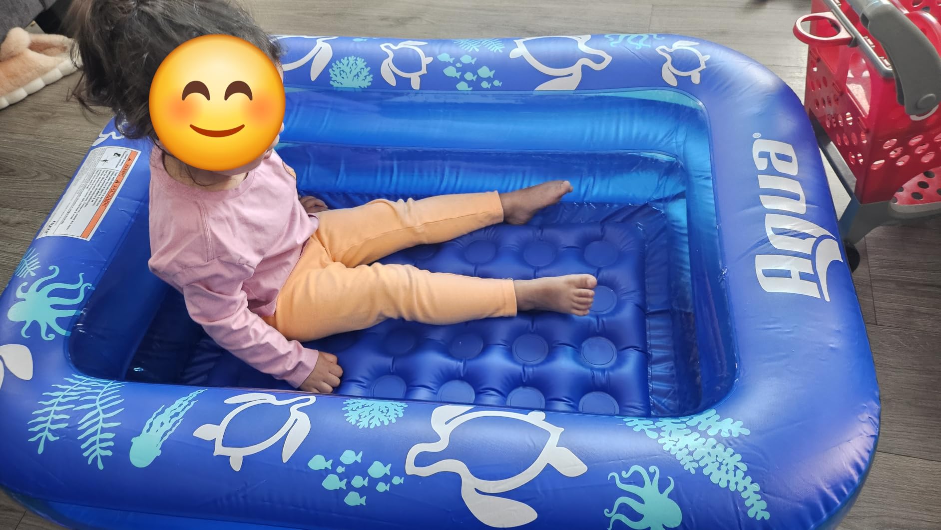 Aqua Inflatable Tanning Pool Lounger, Premium Pool Float with Cupholders and Removeable Pillow for Relaxation and Fun - Customer Photo 2