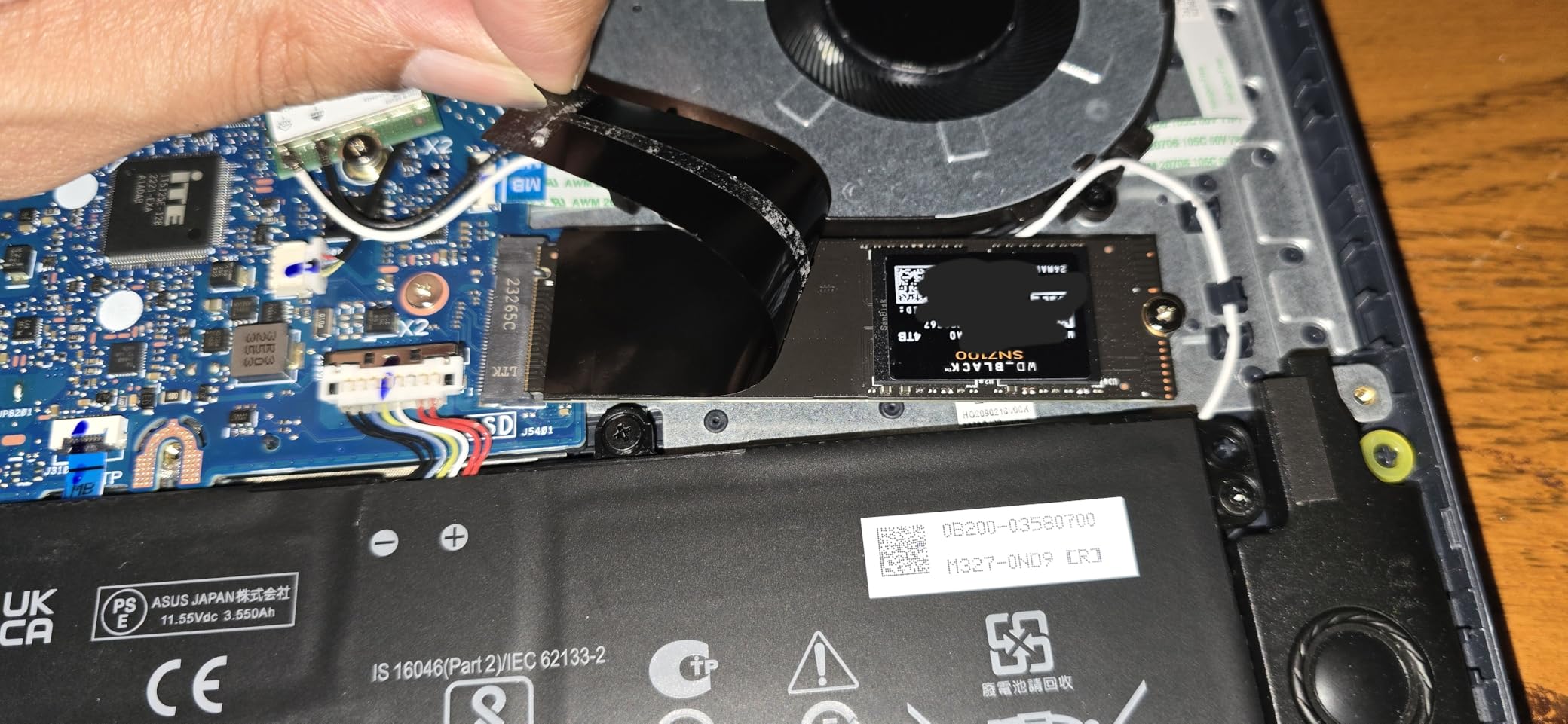 WD_Black SN7100 2TB NVMe SSD - Gen4 PCIe, M.2 2280, Up to 7,250 MB/s Read Speed, Up to 6,900 MB/s Write Speed, Next Gen TLC 3D NAND, for Laptops, Handheld Gaming Devices - WDS200T4X0E - Customer Photo 1