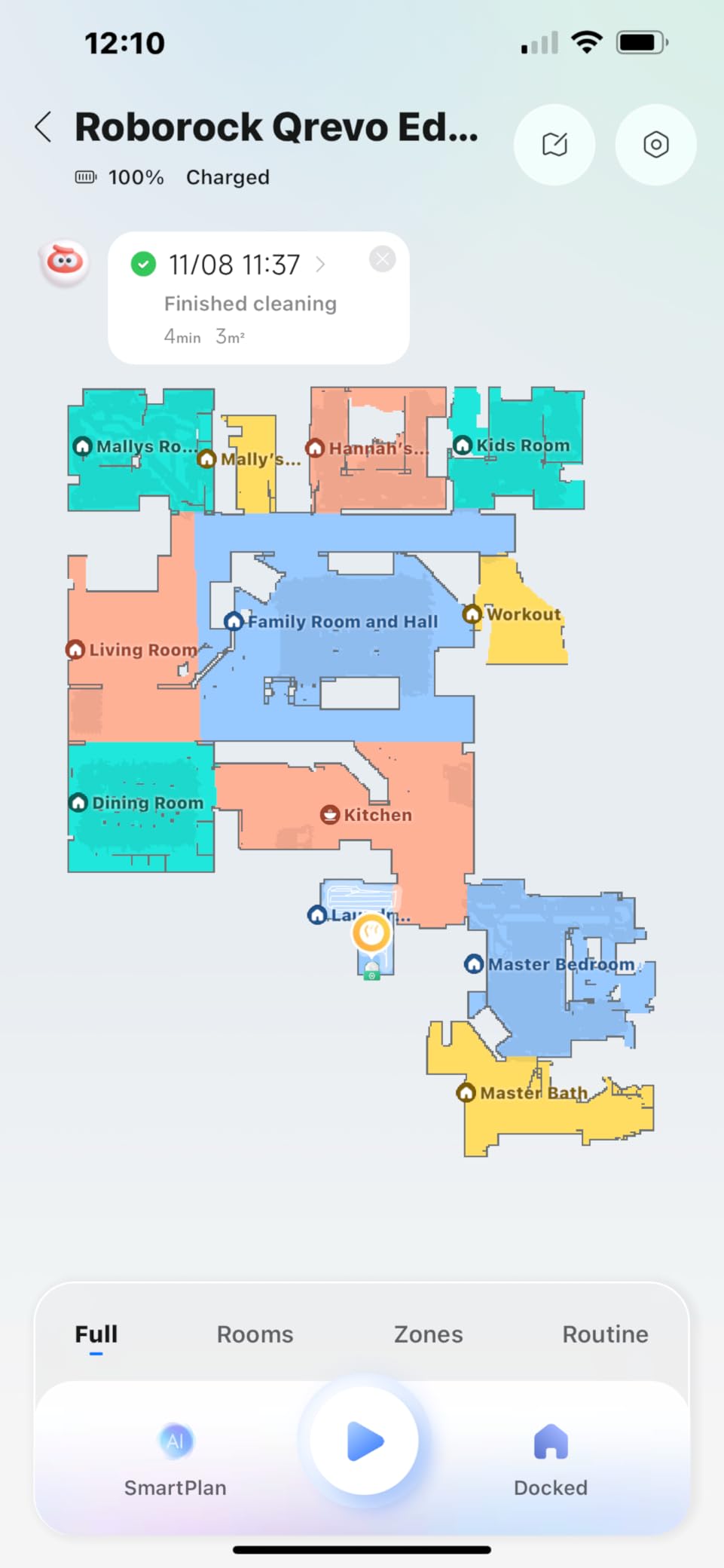 Roborock Qrevo Edge S5A Robot Vacuum and Mop, 18,500Pa, Zero-Tangling, DuoDivide Main Brush, FlexiArm Side Brush, Hot Water Mop Washing & Self-Cleaning, Warm Air Drying, Self-Emptying, Black - Customer Photo 2