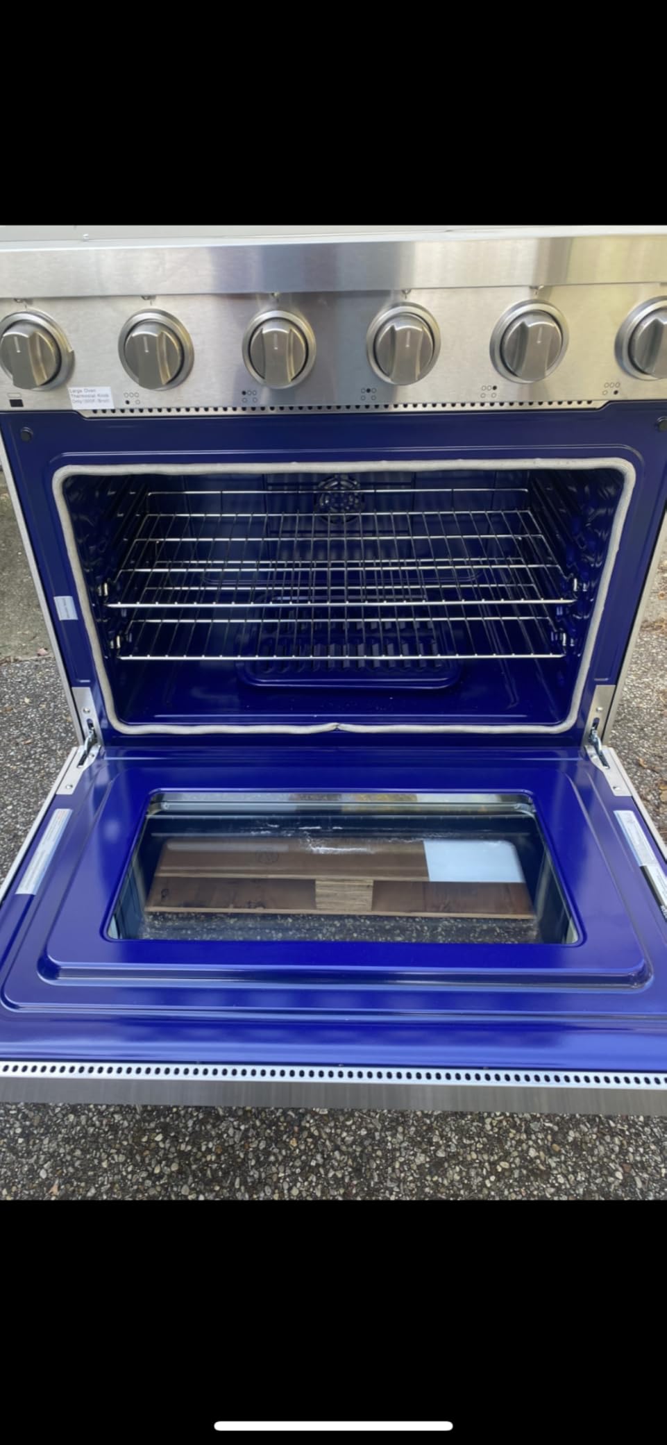 CT Copper Tailor 36 Inch Electric Range with Convection Oven,6.0 cu. ft. Capacity,5 Cooktop Elements, Freestanding Oven, in Stainless Steel Customer Review CT Copper Tailor 36 Inch Electric Range with Convection Oven,6.0 cu. ft. Capacity,5 Cooktop Elements, Freestanding Oven, in Stainless Steel - Customer Photo 5