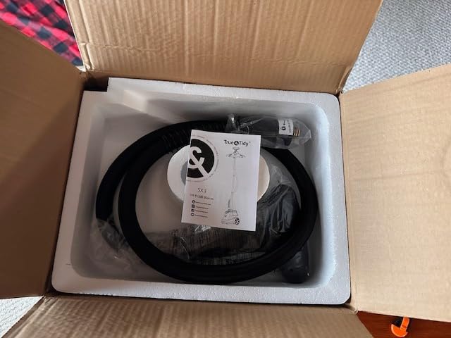 True & Tidy® Heavy-Duty Industrial Standing Garment Steamer for Clothes, 1800 watts, Extra Large 3L water tank 90+ mins of Steam Time (Matte Black, Smart Auto-Off Commercial Garment Steamer) Customer Review True & Tidy® Heavy-Duty Industrial Standing Garment Steamer for Clothes, 1800 watts, Extra Large 3L water tank 90+ mins of Steam Time (Matte Black, Smart Auto-Off Commercial Garment Steamer) - Customer Photo 2