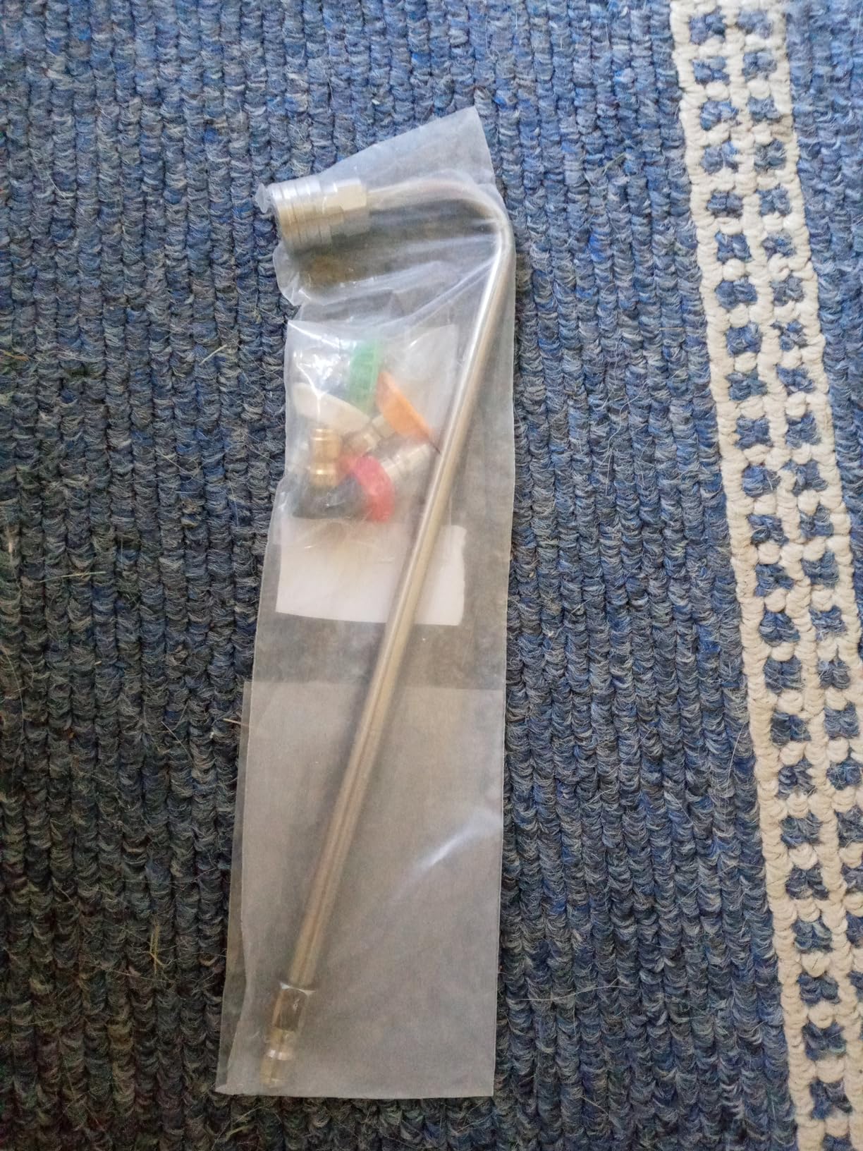 RIDGE WASHER 24 FT Telescoping Pressure Washer Wand, Power Washer Extension Wand with Brush, Telescopic Gutter Cleaner with 3 Stainless Steel Curve Wands, Adjustable Support Belt, 7 Nozzles, 4000 PSI Customer Review RIDGE WASHER 24 FT Telescoping Pressure Washer Wand, Power Washer Extension Wand with Brush, Telescopic Gutter Cleaner with 3 Stainless Steel Curve Wands, Adjustable Support Belt, 7 Nozzles, 4000 PSI - Customer Photo 1