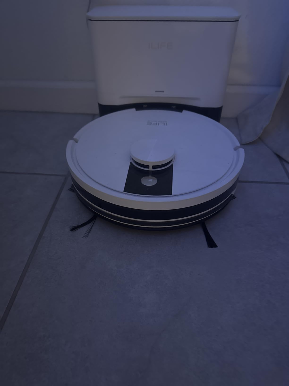 ILIFE A12 Pro Robot Vacuum and Mop Combo, Self Emptying Station for 60 Days, LiDAR Navigation, Home Mapping, No-Go Zones, 2.4G WiFi/App/Alexa/Remote Control, for Hard Floors, 110V - Customer Photo 1