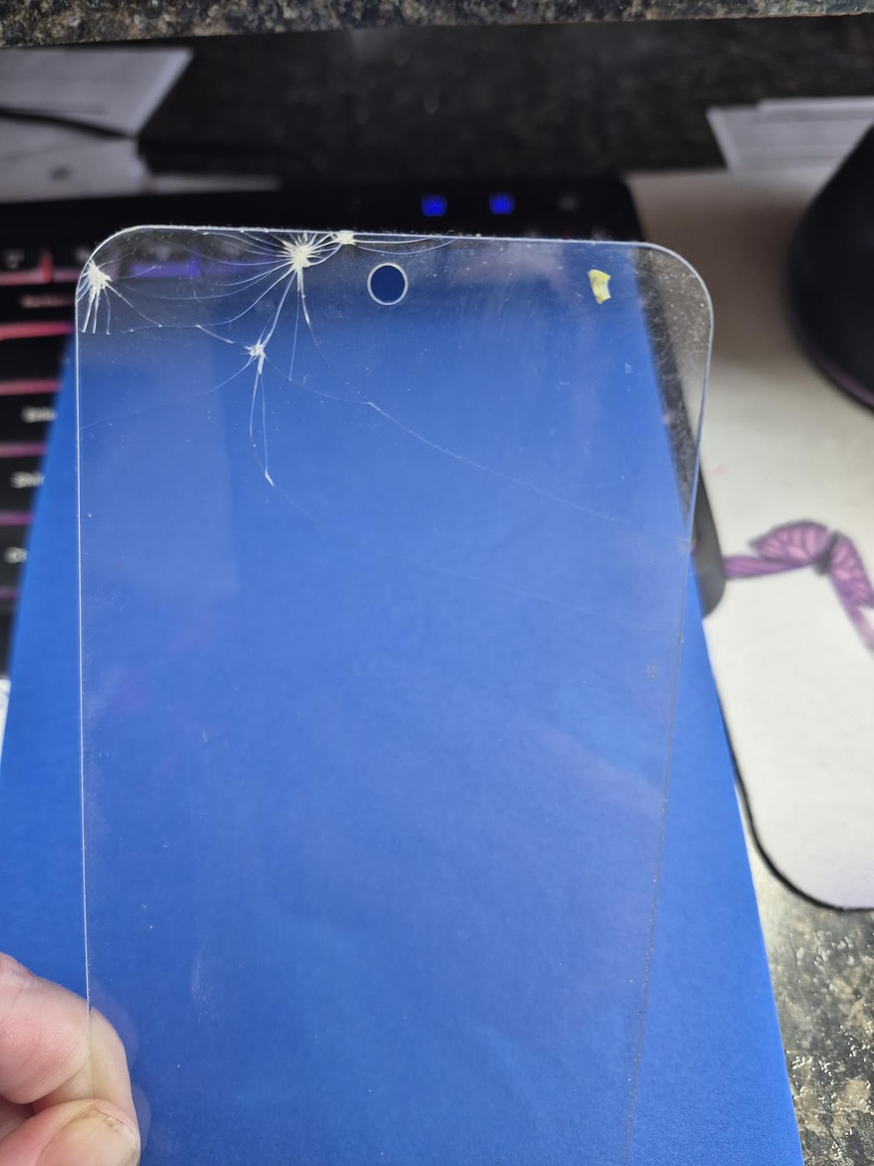 3 Pack Glass Screen Protector for Samsung Galaxy S25 [6.2 inch] + 3 Pack Camera Lens Protector, 9H Tempered Glass, Fingerprint Unlock, HD Clear Case Friendly Anti-Scratch - Customer Photo 1