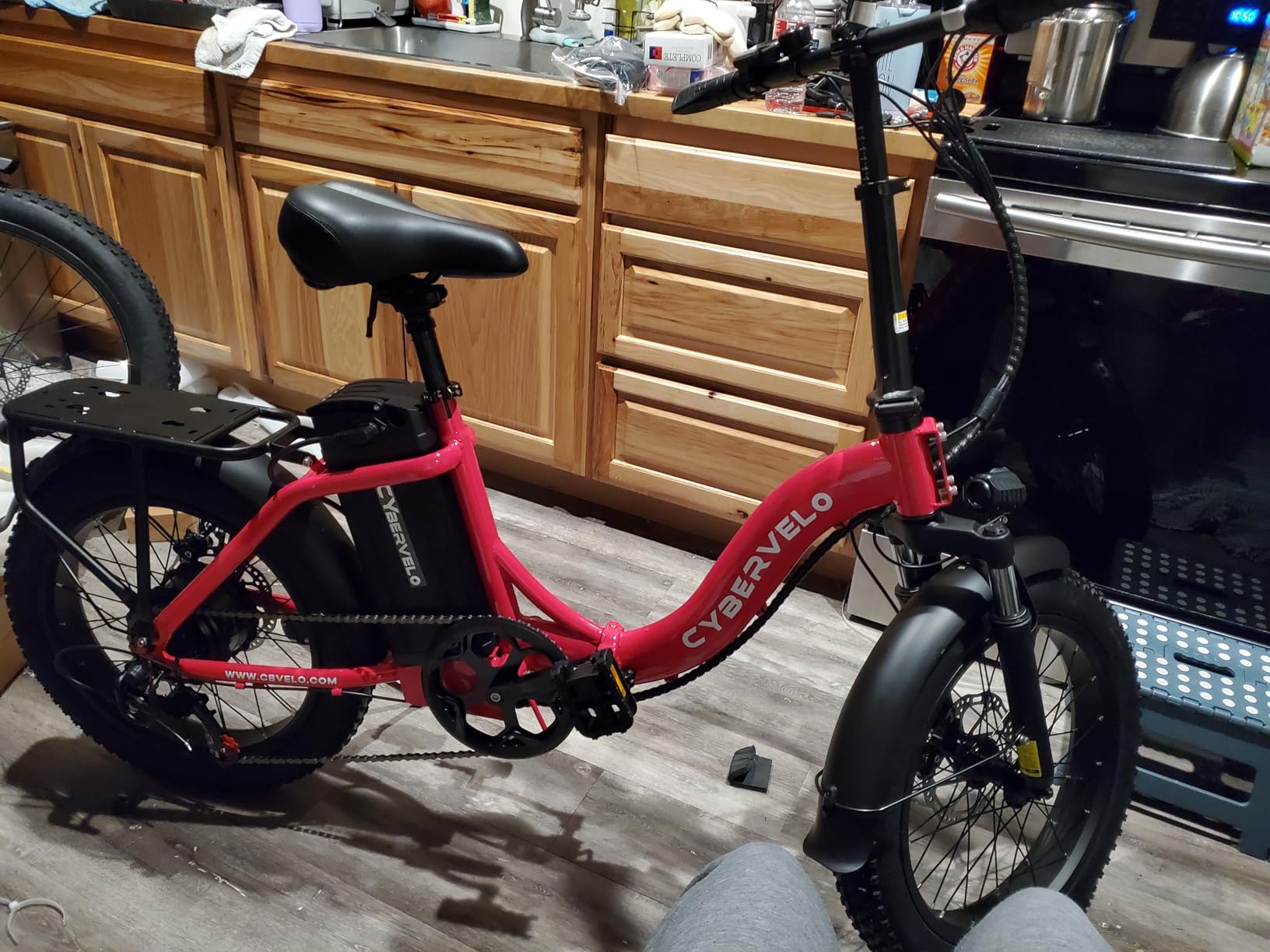 1000W Folding Electric Bike, 48V 20.8AH Large Removable Battery E-Bike, 30+MPH, 80 Miles Max Range, 20