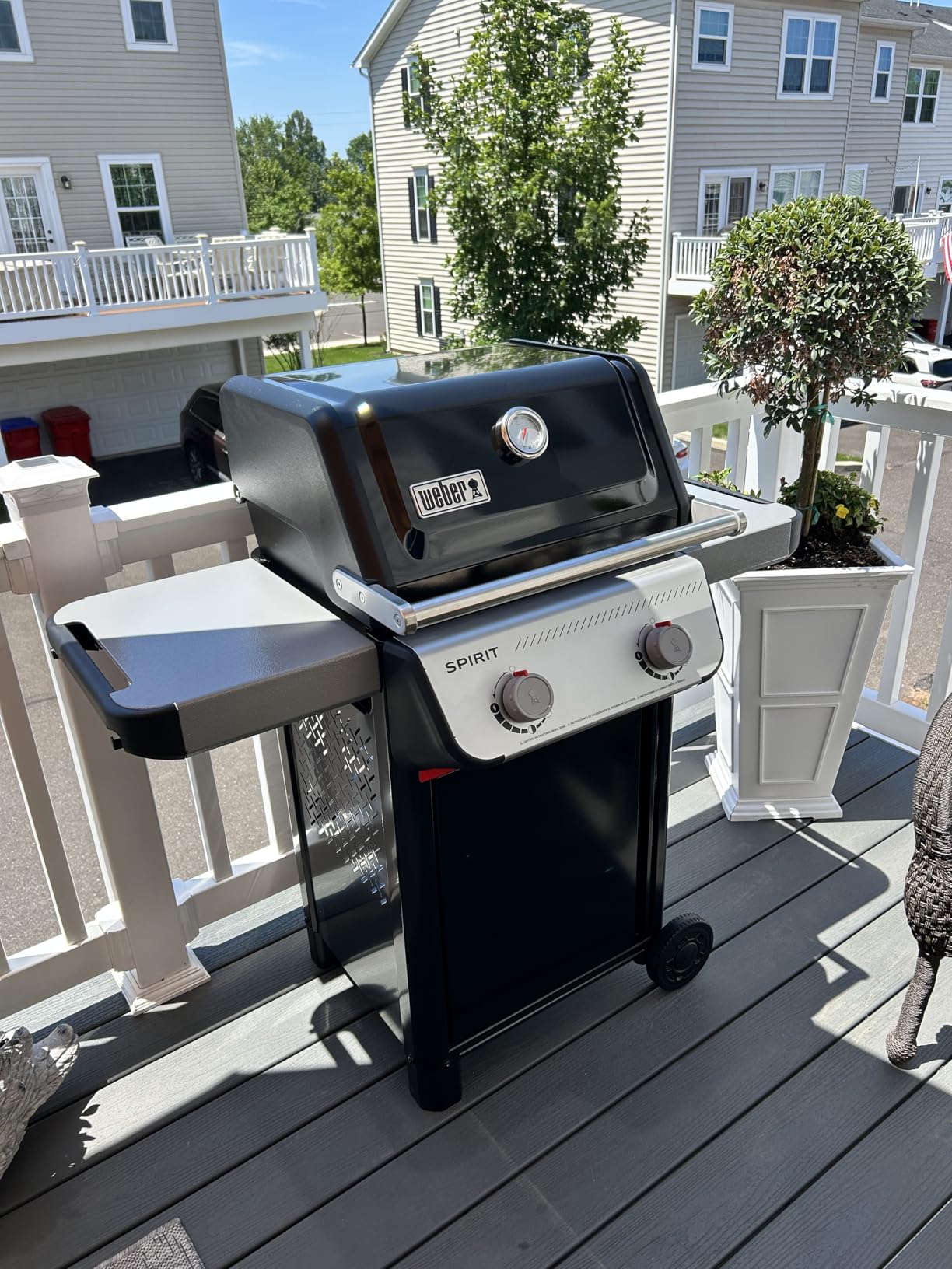 Weber Spirit E-310 Liquid Propane Gas Grill for Outdoor Cooking and BBQ, 3 Burners, Black customer photo 2