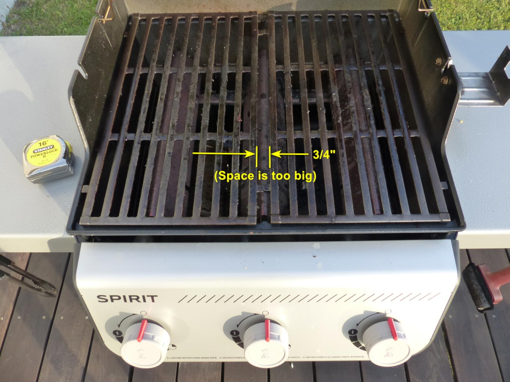 Spirit E-210 Liquid Propane Gas Grill for Outdoor Cooking and BBQ, 2 Burners, Black - Porcelain-Enameled Cast-Iron Grates & Snap-Jet Ignition customer photo 1