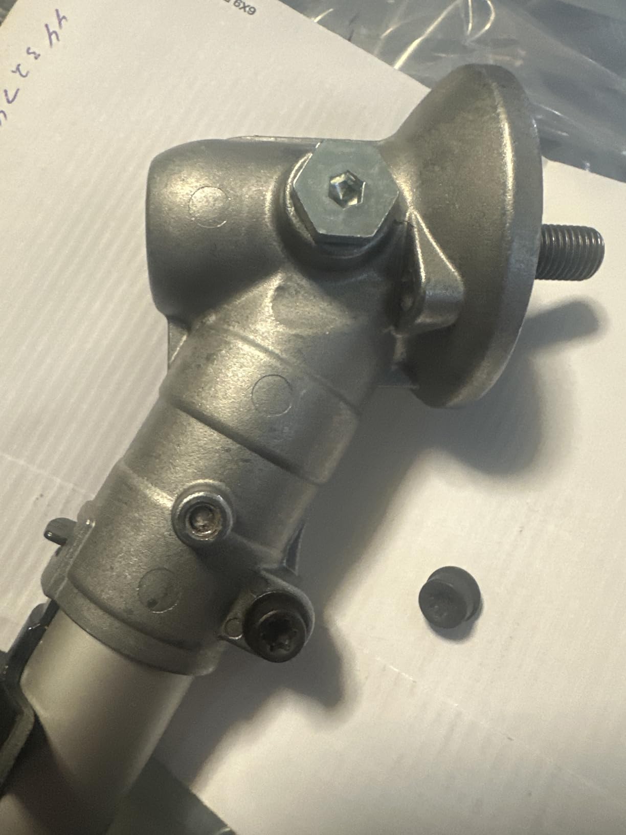 Husqvarna 122RJ Brushcutter, Multi-Purpose Gas Brush Cutter Tool with String Trimmer Head and Grass Blade, Includes Adjustable Harness for Additional Support, 970732503 - Customer Photo 1