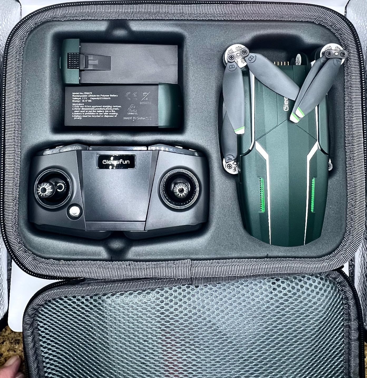 Gleesfun G11PRO 6K Drone with Camera for Adults, 4K/30fps Video, 3-Axis Brushless Gimbal, 70mins Flight Time with 2 Batteries, 10000ft Long Range, FAA compliance, Professional Drone with Auto Return - Customer Photo 2