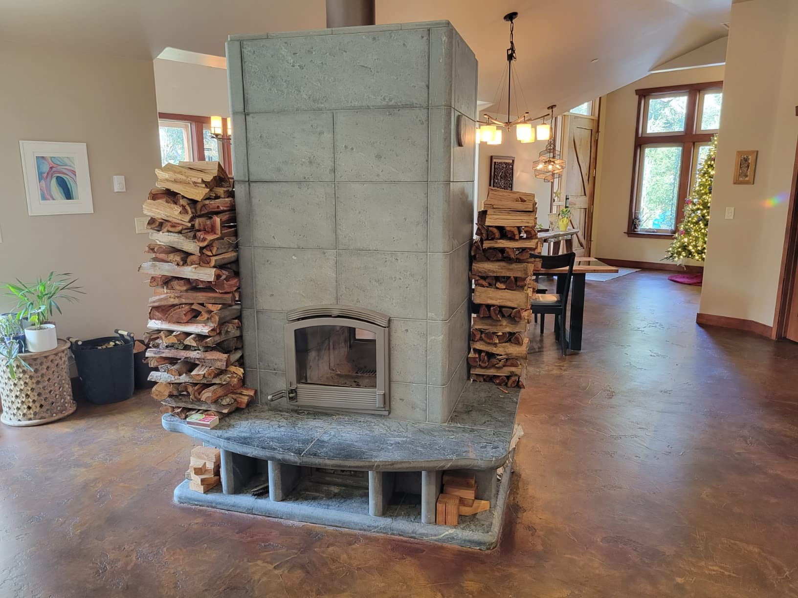 BILT HARD Full Beam 30-Ton Horizontal/Vertical Gas Powered Hydraulic Log Splitter with 223cc OHV Engine, 2