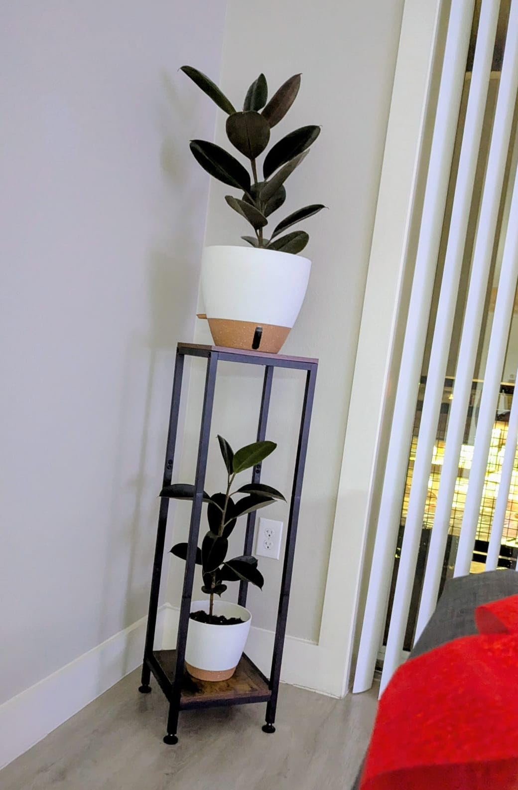 8/10/12 Inch Self Watering Pots for Indoor/Outdoor Plants - Large Plastic Planter with Drainage Holes, Water Level Indicator & Deep Reservoir - Customer Photo 1