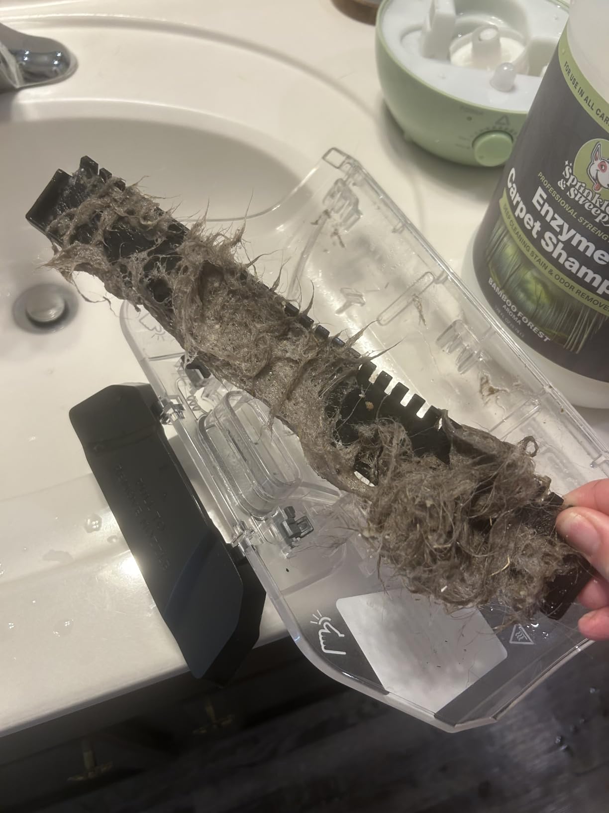 BISSELL Revolution HydroSteam Carpet Cleaner, Upright Deep Cleaner, HydroSteam Technology, 4-inch Self-Cleaning Tough Stain Tool & Formulas Included, 4123 Customer Review BISSELL Revolution HydroSteam Carpet Cleaner, Upright Deep Cleaner, HydroSteam Technology, 4-inch Self-Cleaning Tough Stain Tool & Formulas Included, 4123 - Customer Photo 2