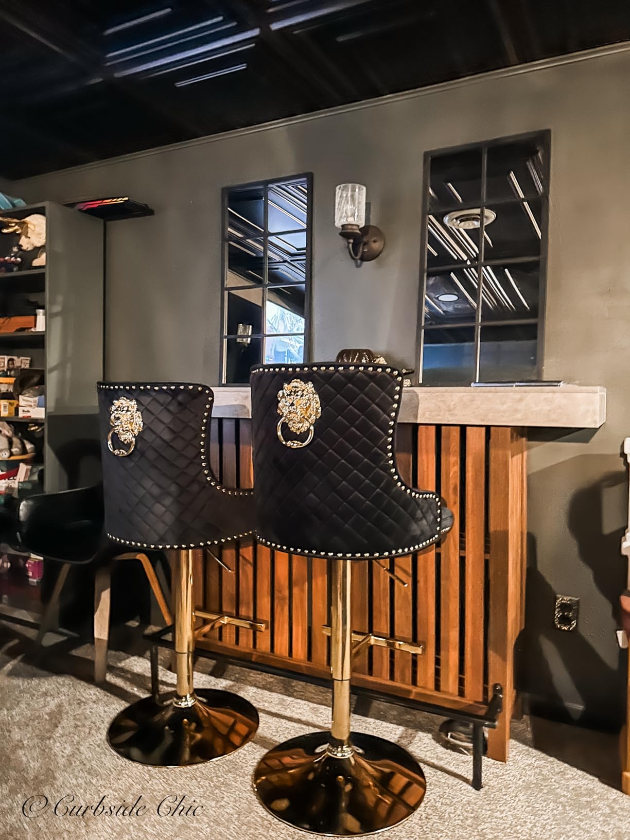 Tribesigns 63-Inch Large Bar Table, 2-Tier Home Bar Unit Mini Height Pub Table with Footrest, Modern Kitchen Island Coffee Bar Cabinet for Dining Room, Bistro, Living Room Customer Review Tribesigns 63-Inch Large Bar Table, 2-Tier Home Bar Unit Mini Height Pub Table with Footrest, Modern Kitchen Island Coffee Bar Cabinet for Dining Room, Bistro, Living Room - Customer Photo 1