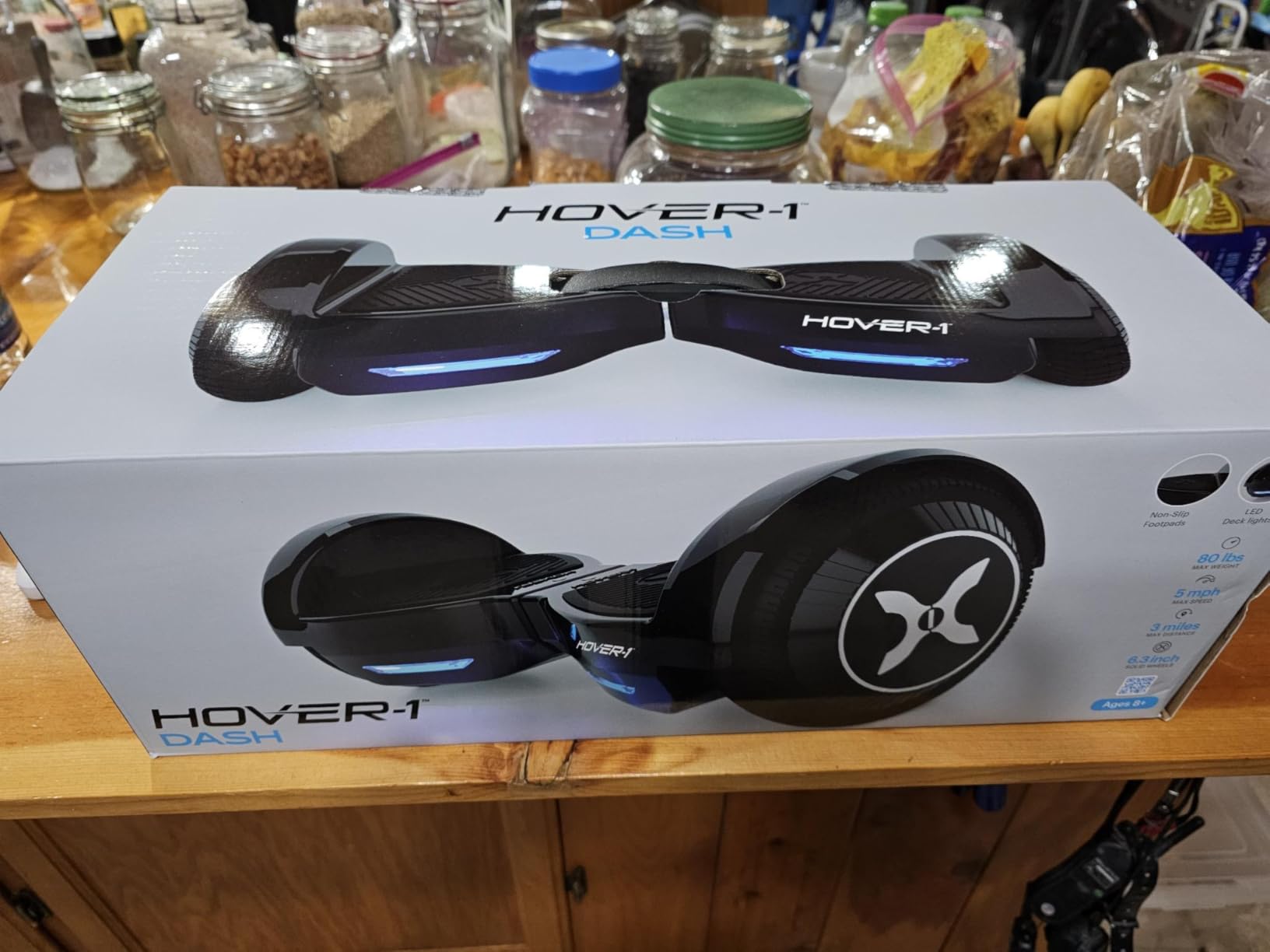 Hover-1 Dash Self Balancing Scooter with 5 mph Max Speed, Dual 75W Motors, 6.3 Hover-1 Dash Self Balancing Scooter with 5 mph Max Speed, Dual 75W Motors, 6.3