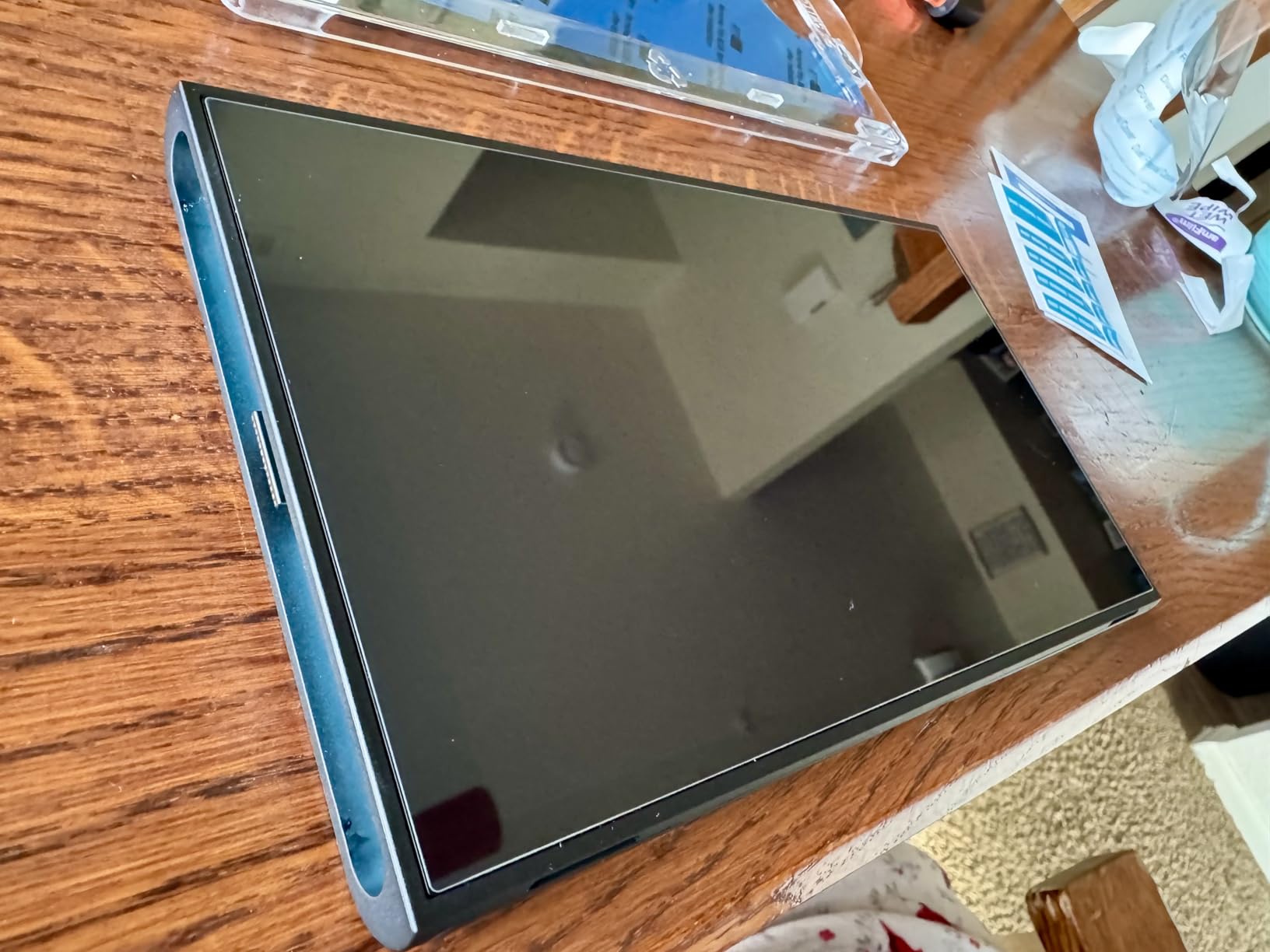 amFilm Auto-Alignment OneTouch for Nintendo Switch 2 Screen Protector [7.9''] 2025 Tempered Glass, Accessories, 30 seconds Installation, Bubble Free, Anti-Scratch, Touch Sensitive, Ultra-Clear [2Pack] - Customer Photo 2