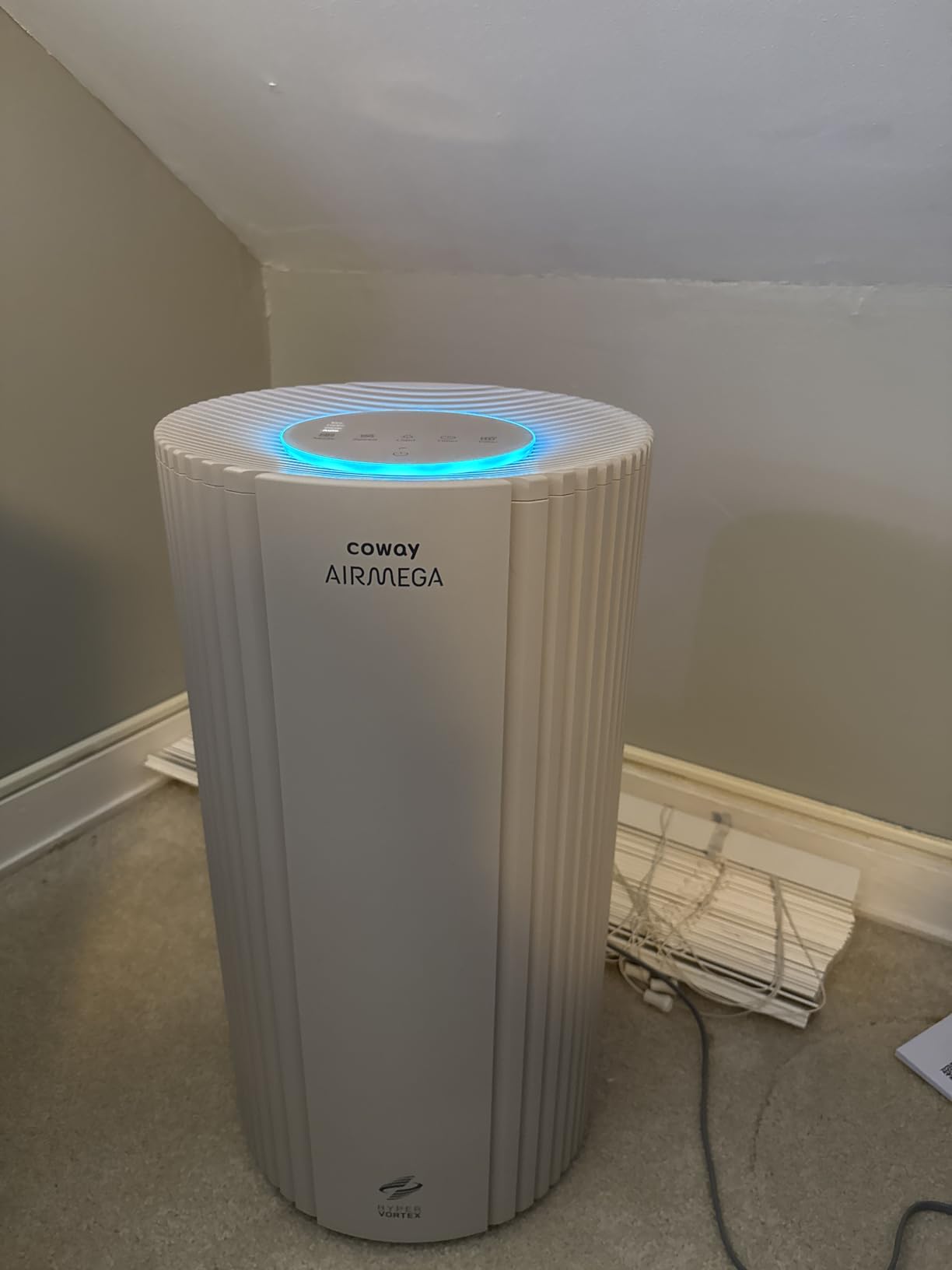 COWAY Air Purifiers for Large Room Whole Home Up to 2,640 ft², True HEPA Filter for Smoke, Allergies, Pet Dander, Odor, PM 10 AQI, Turbo Eco Mode, Timer, Energy Star, 3yr Warranty, Airmega 350 White - Customer Photo 2