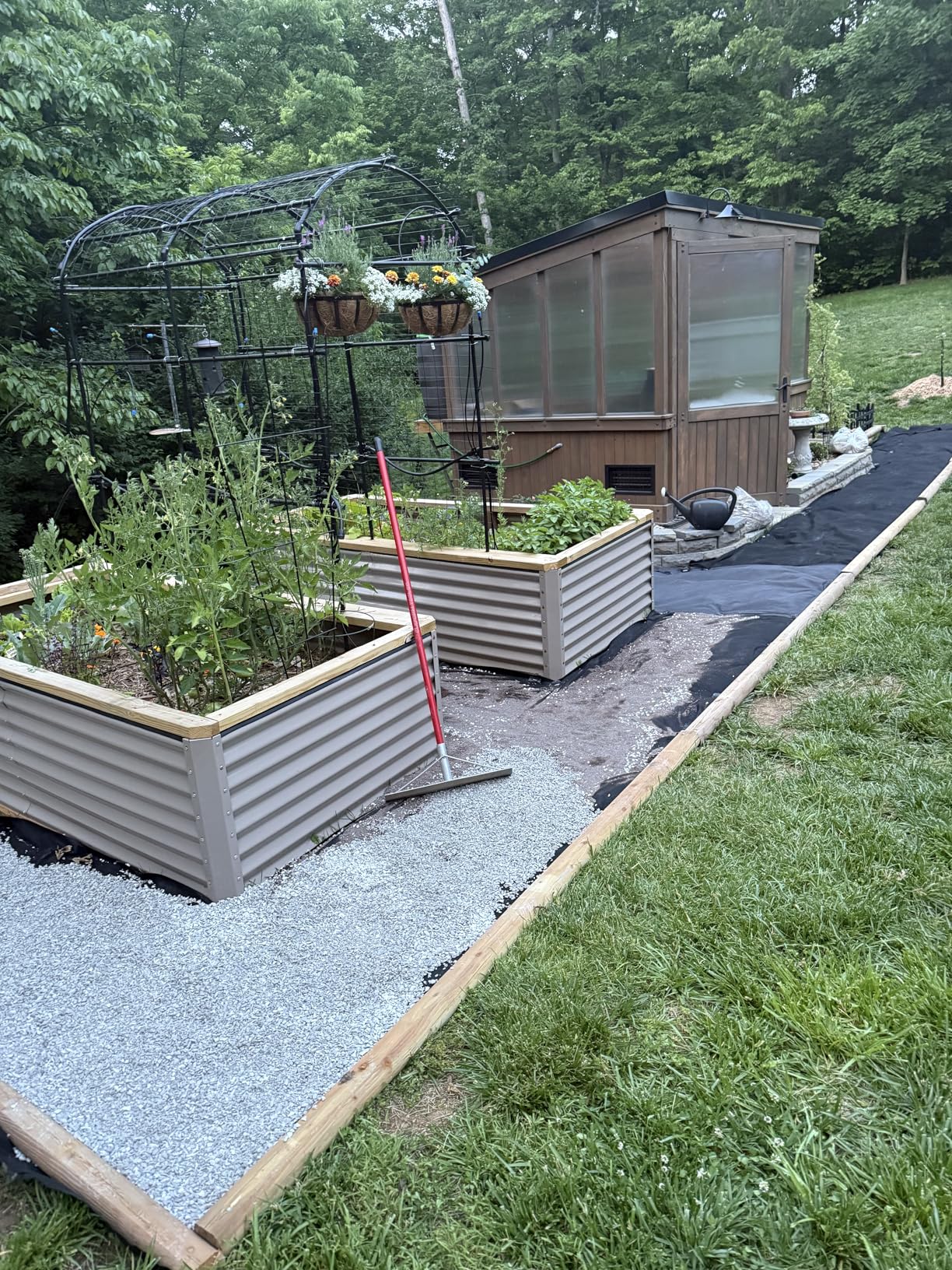 Drip Irrigation System - 2025 Upgraded Garden Watering System with 46FT 1/2