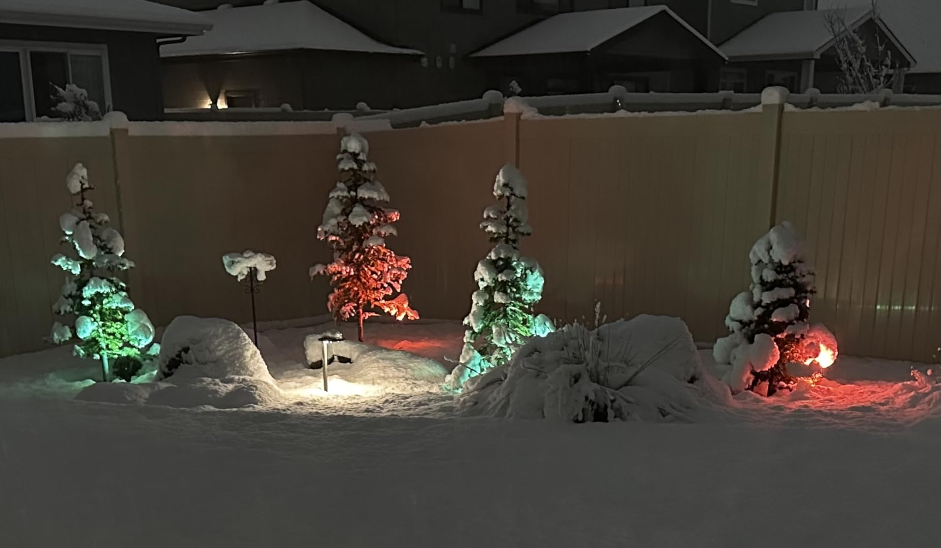 SUNVIE All-in-One LED Low Voltage Landscape Lighting Kit, 12-Pack Landscape Lights with Transformer 100FT Wire and Connectors, 3000K Waterproof Low Voltage Landscape Lights for Garden Yard House Tree - Customer Photo 1