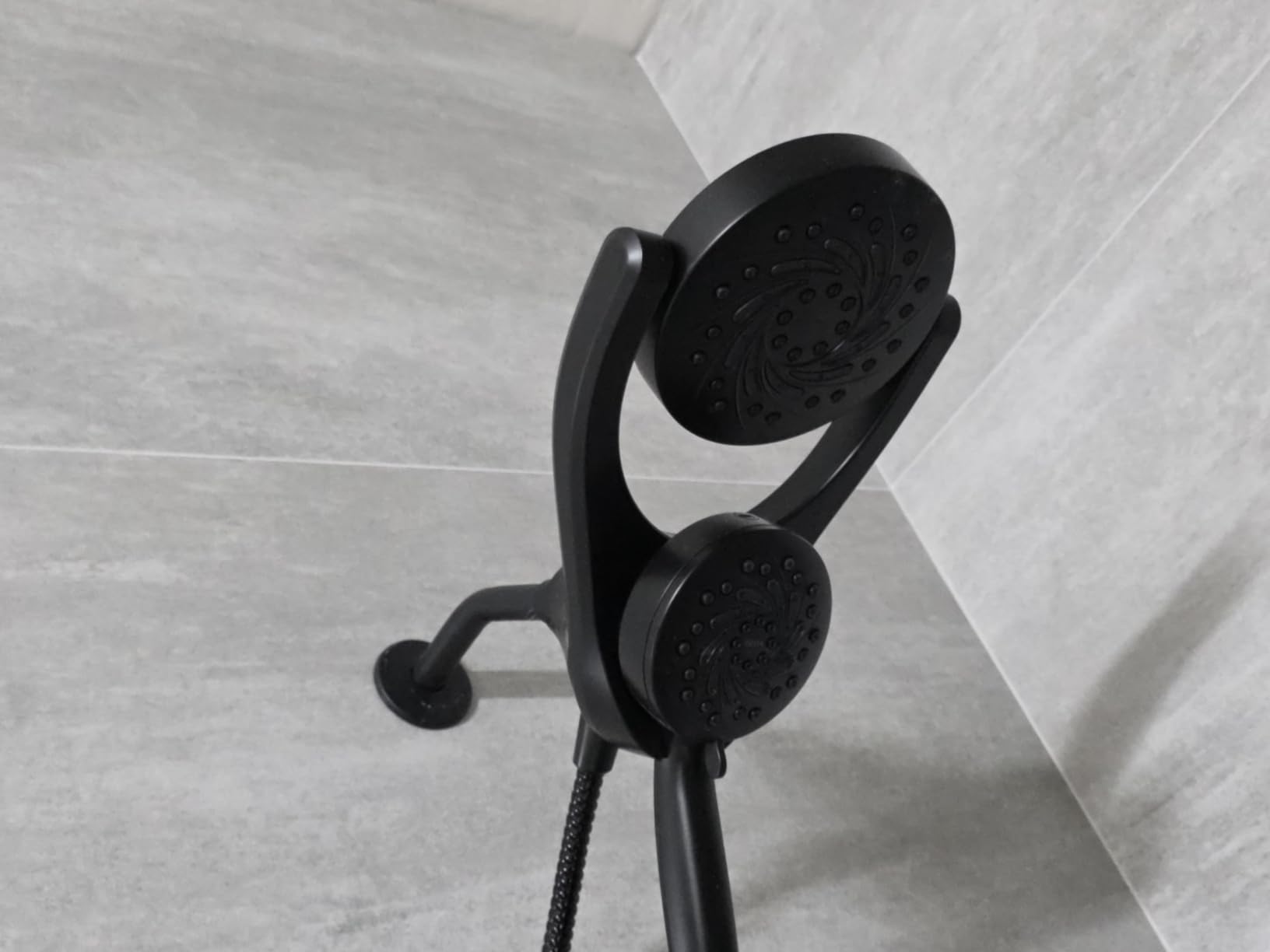 Delta 5-Setting HydroRain 2-in-1 Dual Shower Head with ProClean Spray, Brushed Nickel High Pressure Shower Head with Handheld Spray, 1.75 GPM Flow Rate, Satin Nickel 75419SN - Customer Photo 2