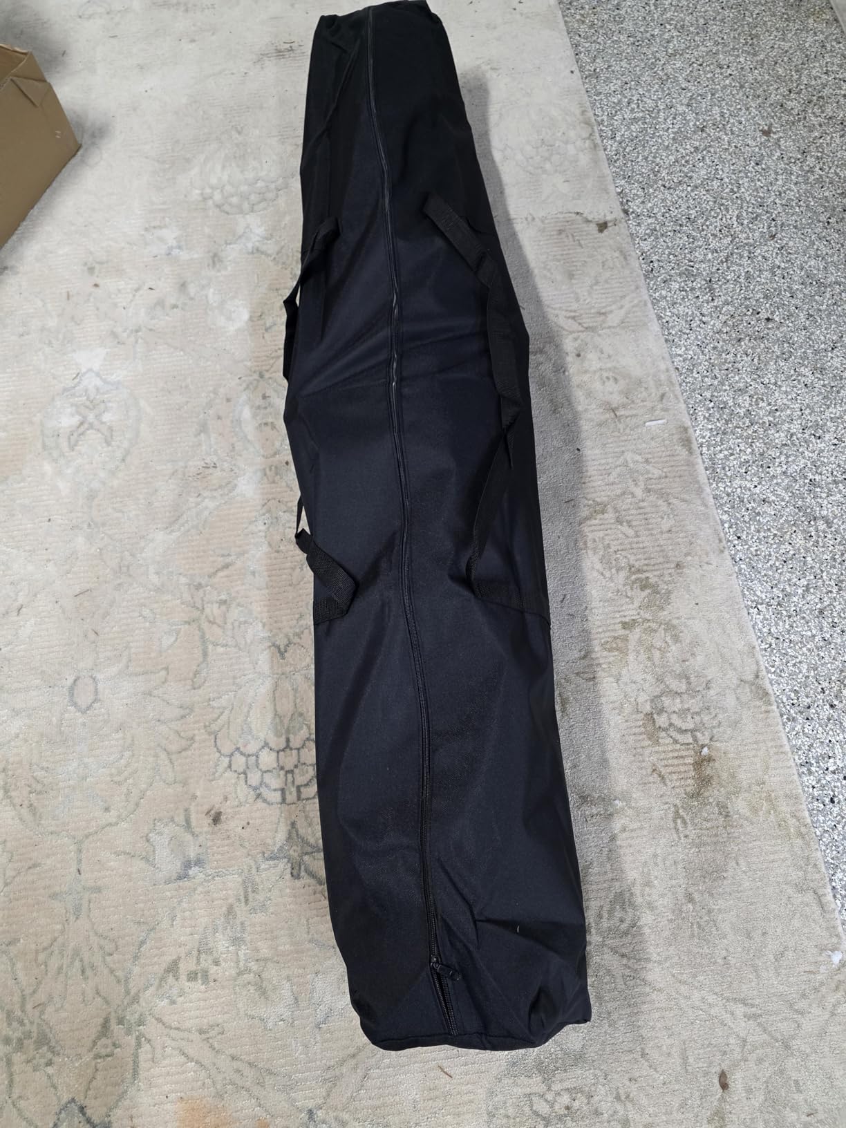 Double Hammock with Stand for Outdoor, Heavy Duty Portable Hammock with Adjustable Steel Stand for Patio, Garden, Beach, Backyard - Includes Carrying Bag,White Grey Customer Review Double Hammock with Stand for Outdoor, Heavy Duty Portable Hammock with Adjustable Steel Stand for Patio, Garden, Beach, Backyard - Includes Carrying Bag,White Grey - Customer Photo 1