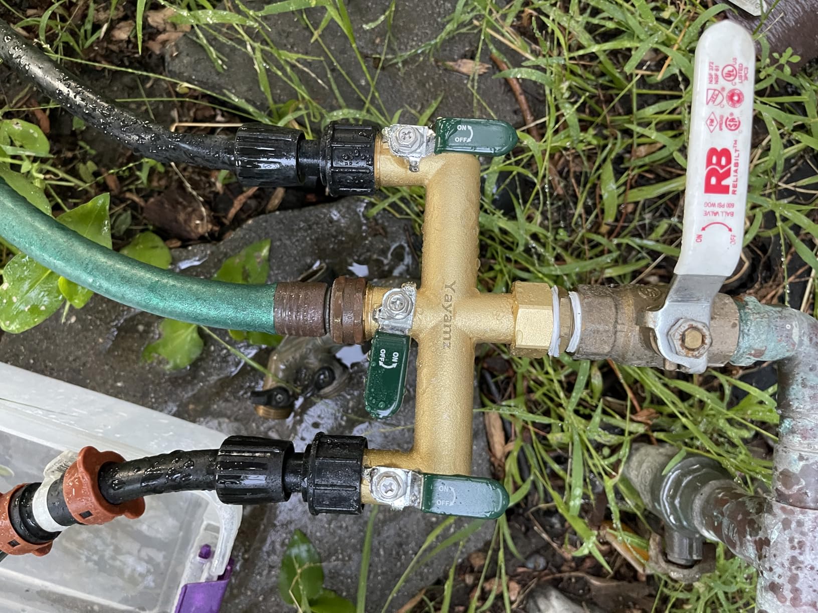 Garden Hose Splitter, 3/4