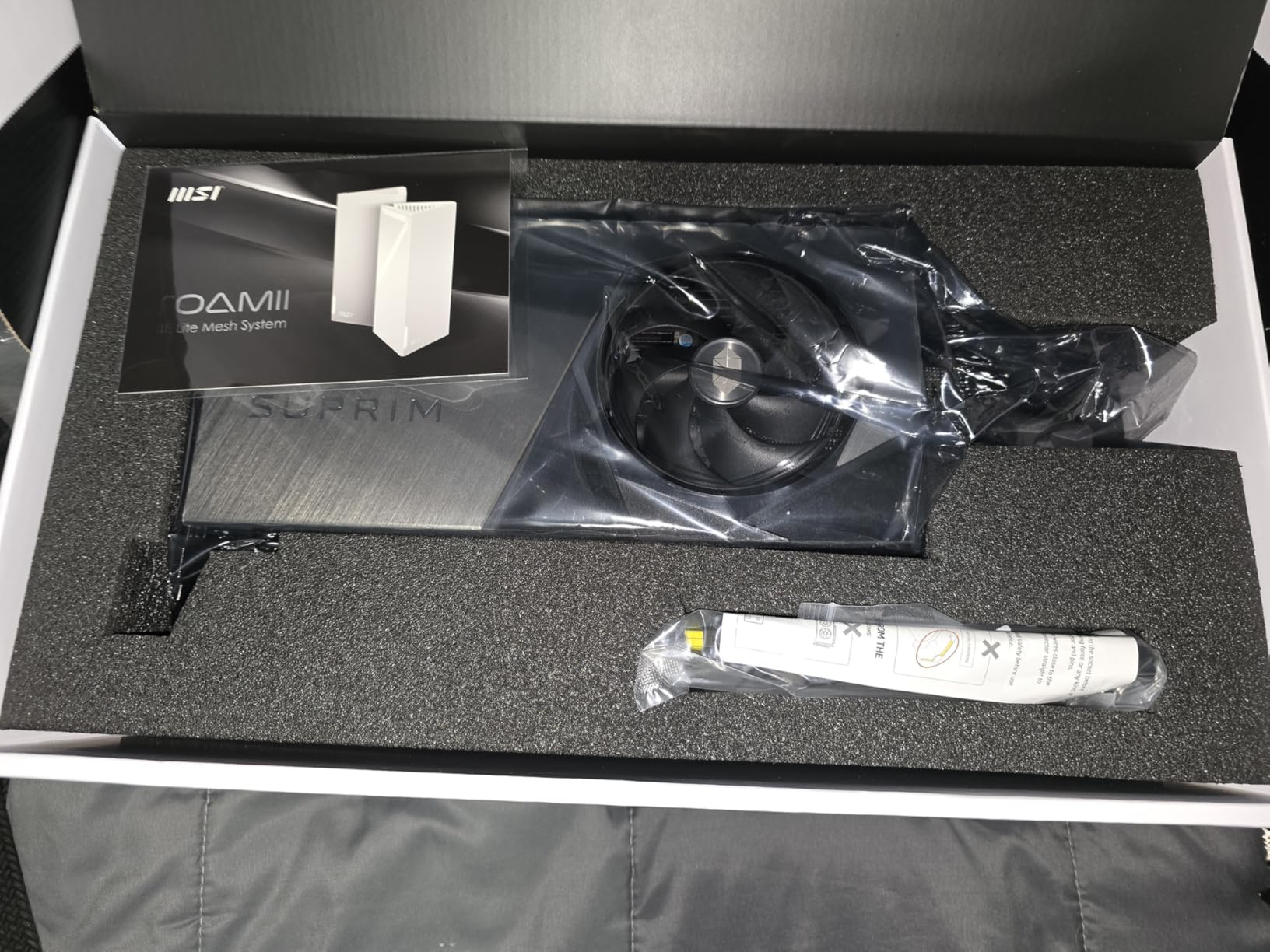 msi Gaming RTX 5090 32G SUPRIM Liquid SOC Graphics Card (32GB GDDR7, 512-bit, Extreme Performance: 2580 MHz, DisplayPort x3 2.1a, HDMI 2.1b, NVIDIA Blackwell Architecture) - Customer Photo 1