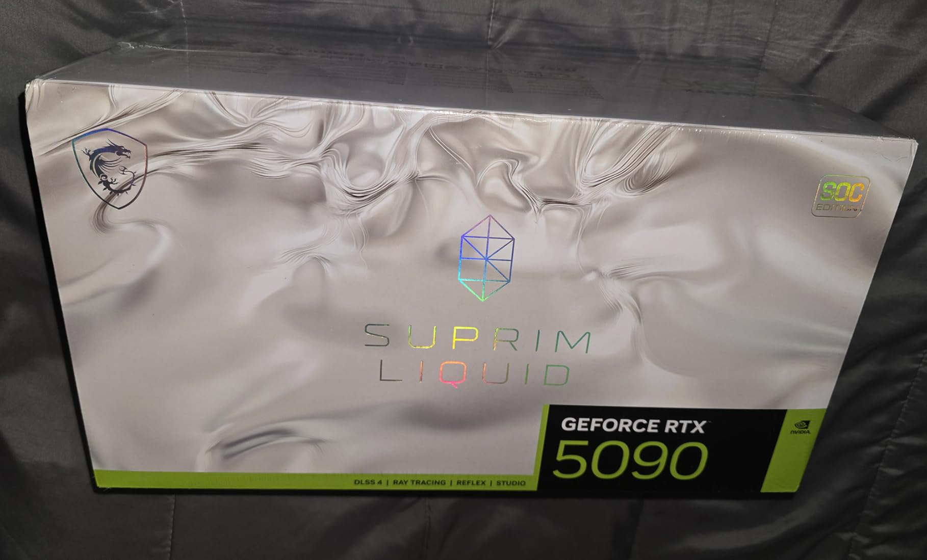 msi Gaming RTX 5090 32G SUPRIM Liquid SOC Graphics Card (32GB GDDR7, 512-bit, Extreme Performance: 2580 MHz, DisplayPort x3 2.1a, HDMI 2.1b, NVIDIA Blackwell Architecture) - Customer Photo 2