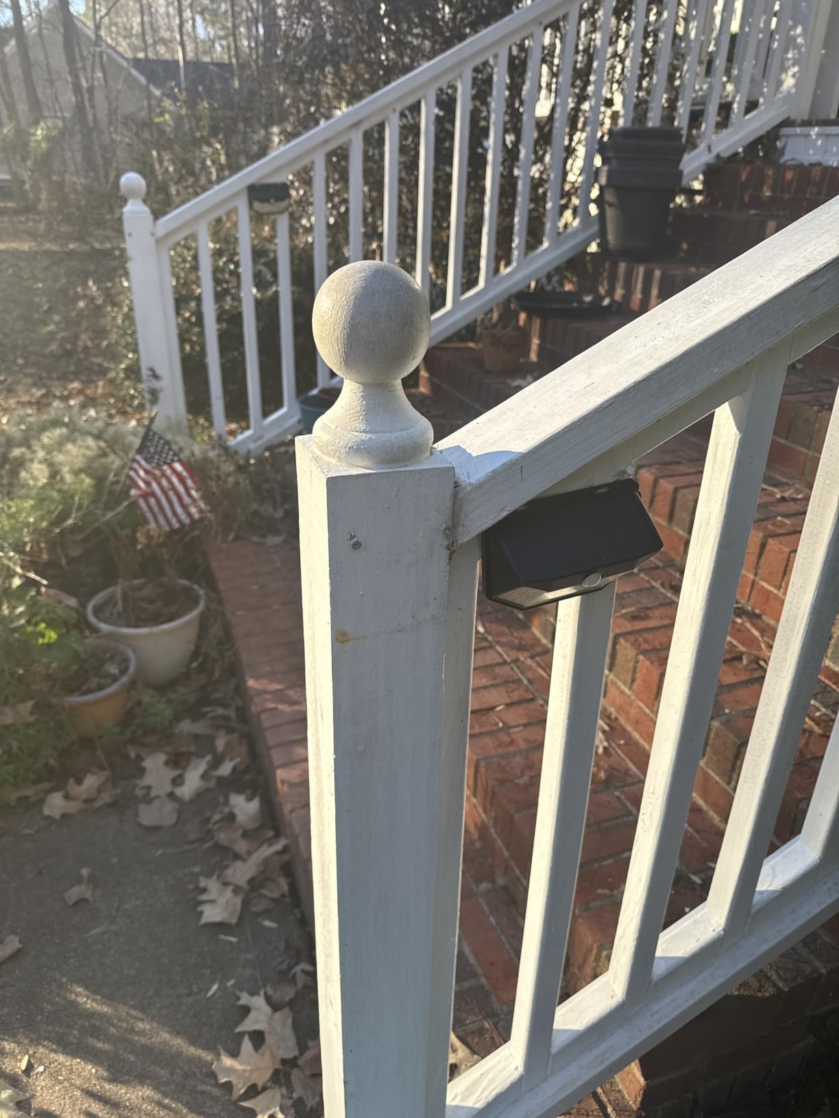 HMCITY 120 LED Outdoor Solar Lights with Motion Sensor and 3 Lighting Modes, IP65 Waterproof Wide Solar Wall Lights Ideal for Garden Patio Yard (Front Button 6Packs, Black Shell-Daylight White) Customer Review HMCITY 120 LED Outdoor Solar Lights with Motion Sensor and 3 Lighting Modes, IP65 Waterproof Wide Solar Wall Lights Ideal for Garden Patio Yard (Front Button 6Packs, Black Shell-Daylight White) - Customer Photo 1