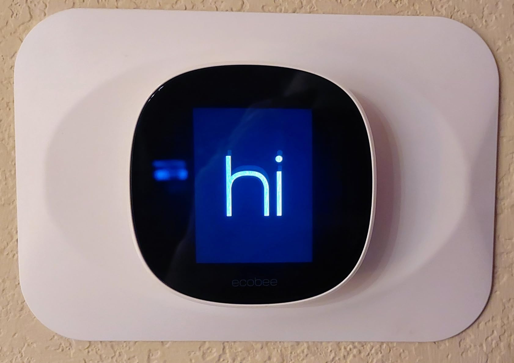 ecobee Smart Thermostat Essential - Energy Star Certified programmable Wi-Fi Thermostat - Works with Siri, Alexa, and Google Assistant - Customer Photo 1