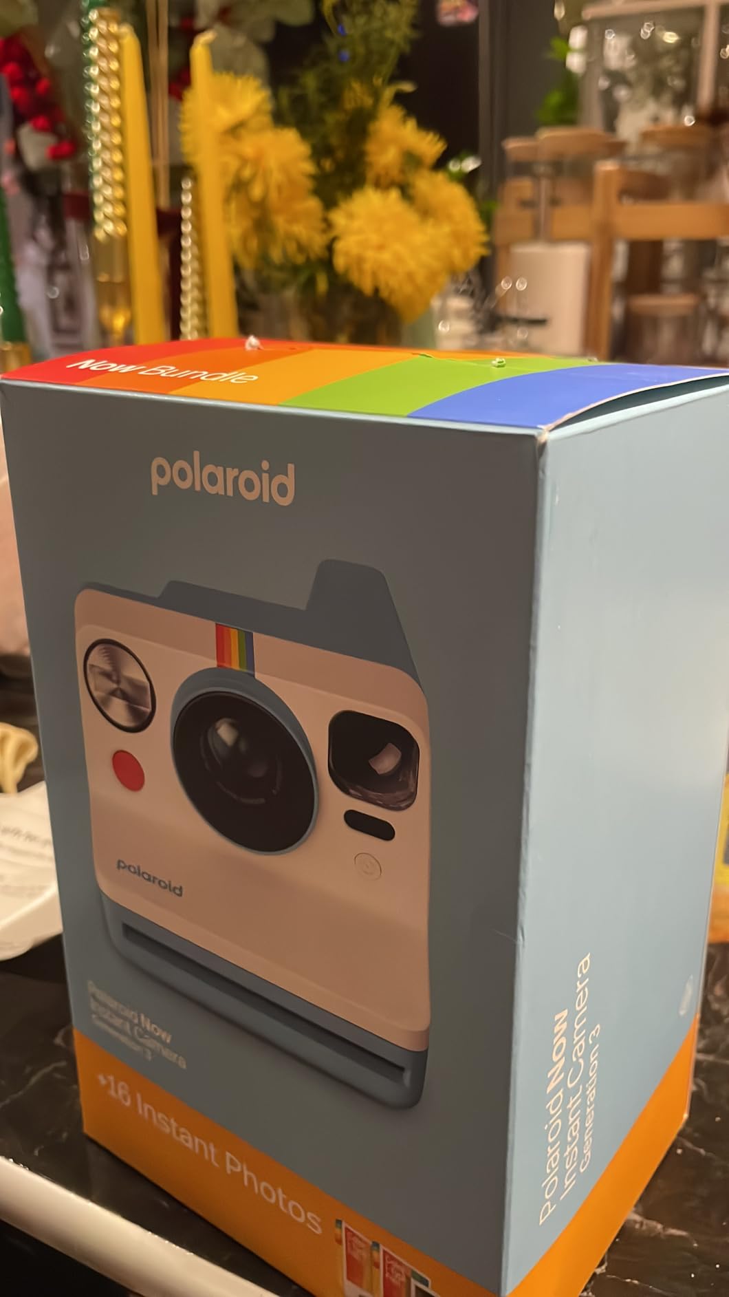 Polaroid Now 3rd Generation I-Type Instant Camera + Film Bundle - Now Black Camera + 16 Color Photos (6560) - Customer Photo 1