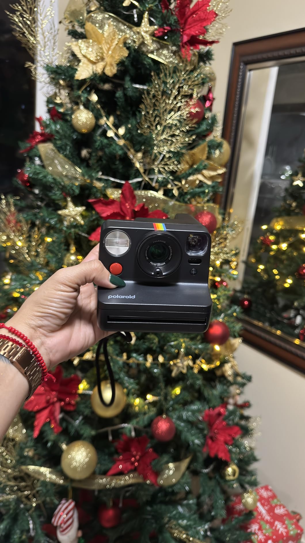 Polaroid Now+ 3rd Generation I-Type Instant Camera + Film Bundle - Now+ Bluetooth App Controlled Black Camera + 16 Color Photos (6562) - Customer Photo 1