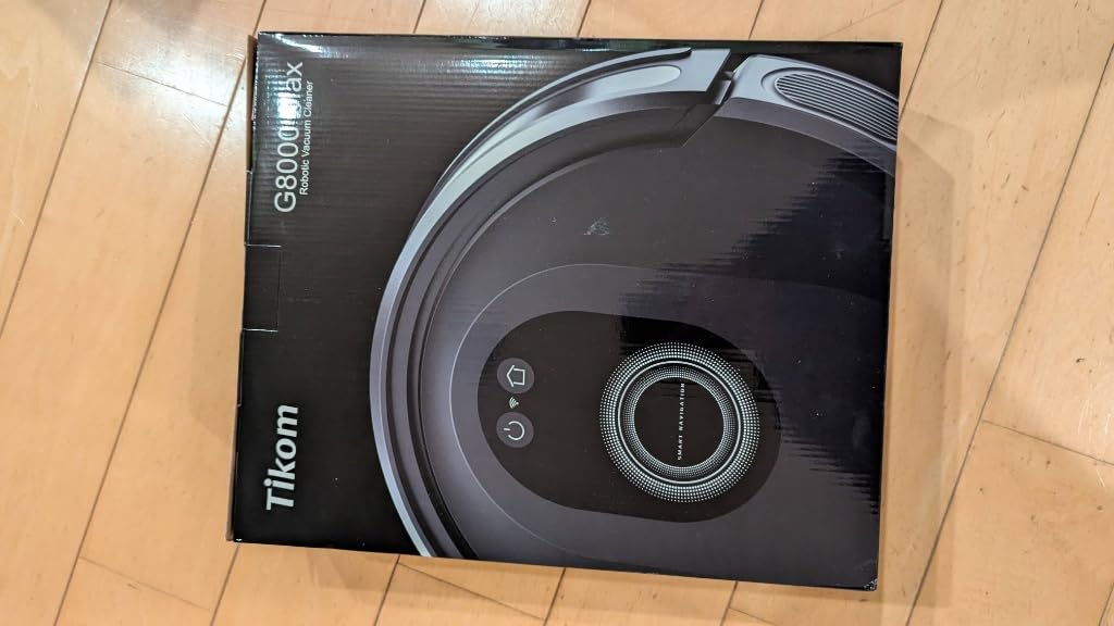 Tikom Robot Vacuum and Mop Combo, 5000Pa Robotic Vacuum Cleaner, 150 Min Max, App & Remote Control, Ideal for Hard Floor, Carpet, Pet Hair, Self-Charge(G8000 Max) - Customer Photo 1