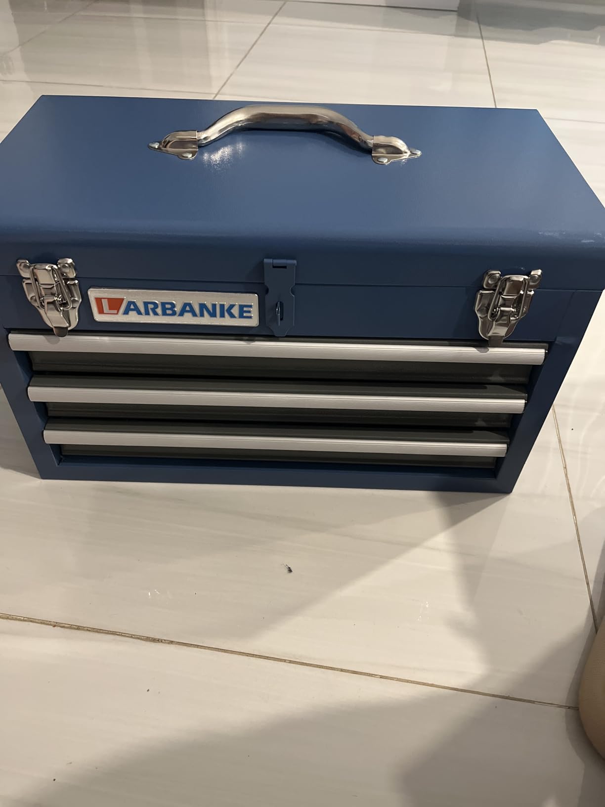 LARBANKE Tool Chest Combination with 3 Different Types,Rolling Tool Chest with Stainless Countertop,360°Wheels and Foot Pads,Tool Cabinet with Connection Buckle,Can Connect Together Customer Review LARBANKE Tool Chest Combination with 3 Different Types,Rolling Tool Chest with Stainless Countertop,360°Wheels and Foot Pads,Tool Cabinet with Connection Buckle,Can Connect Together - Customer Photo 1